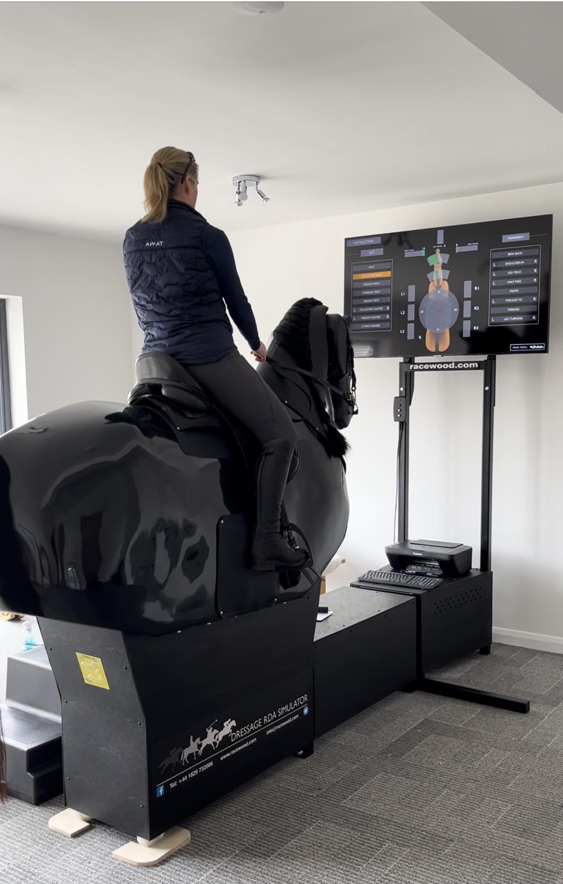 Lesson for two! Did... - Riding Simulator by Lucy McWilliam | Facebook