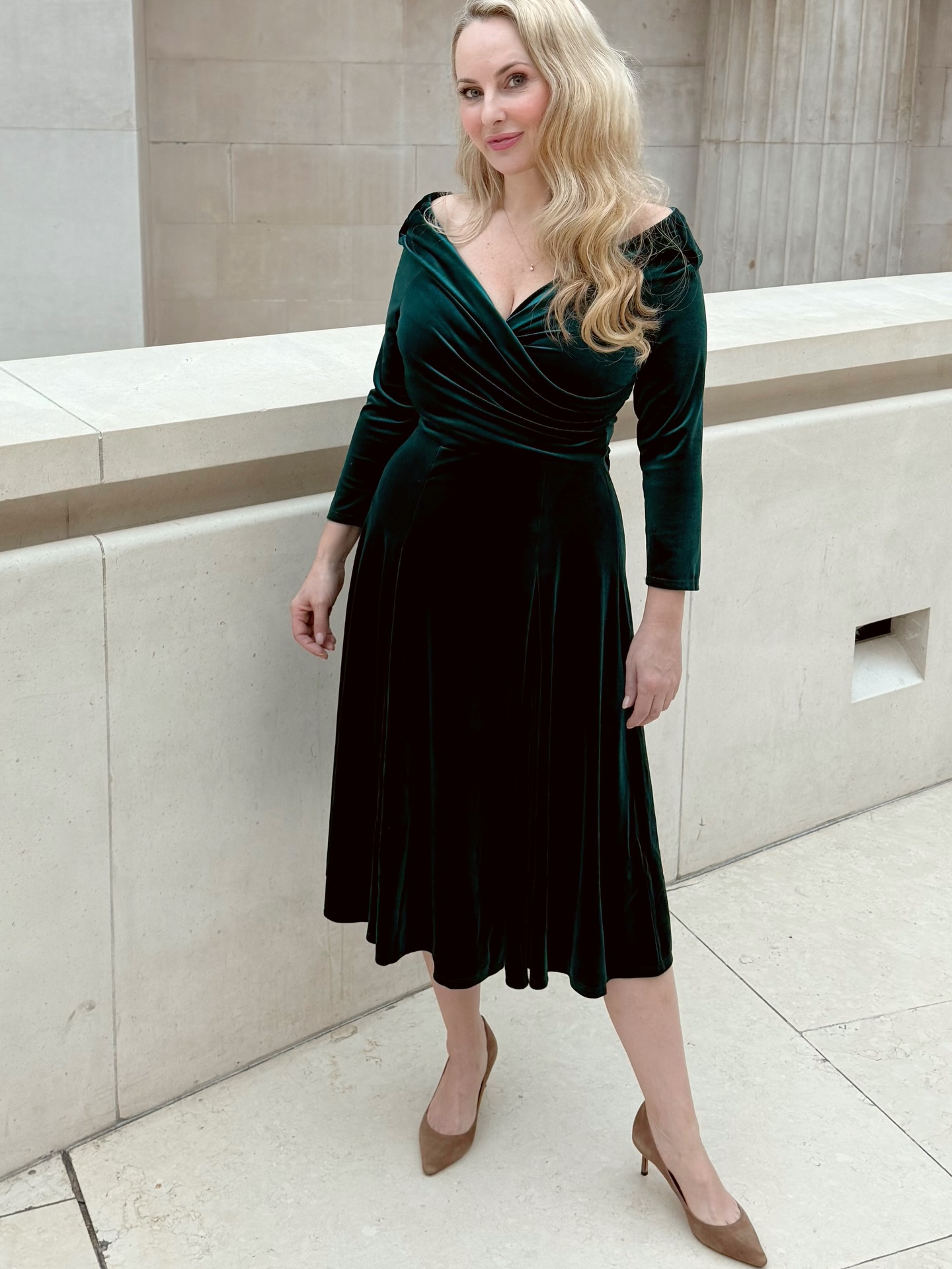 dark green velvet wrap dress New Season has just arrived :)I thought why not show you now?! Dark green velvet is one of those brilliant picks that's so versatile. I love how, with this Elegant Bridesmaid Dress