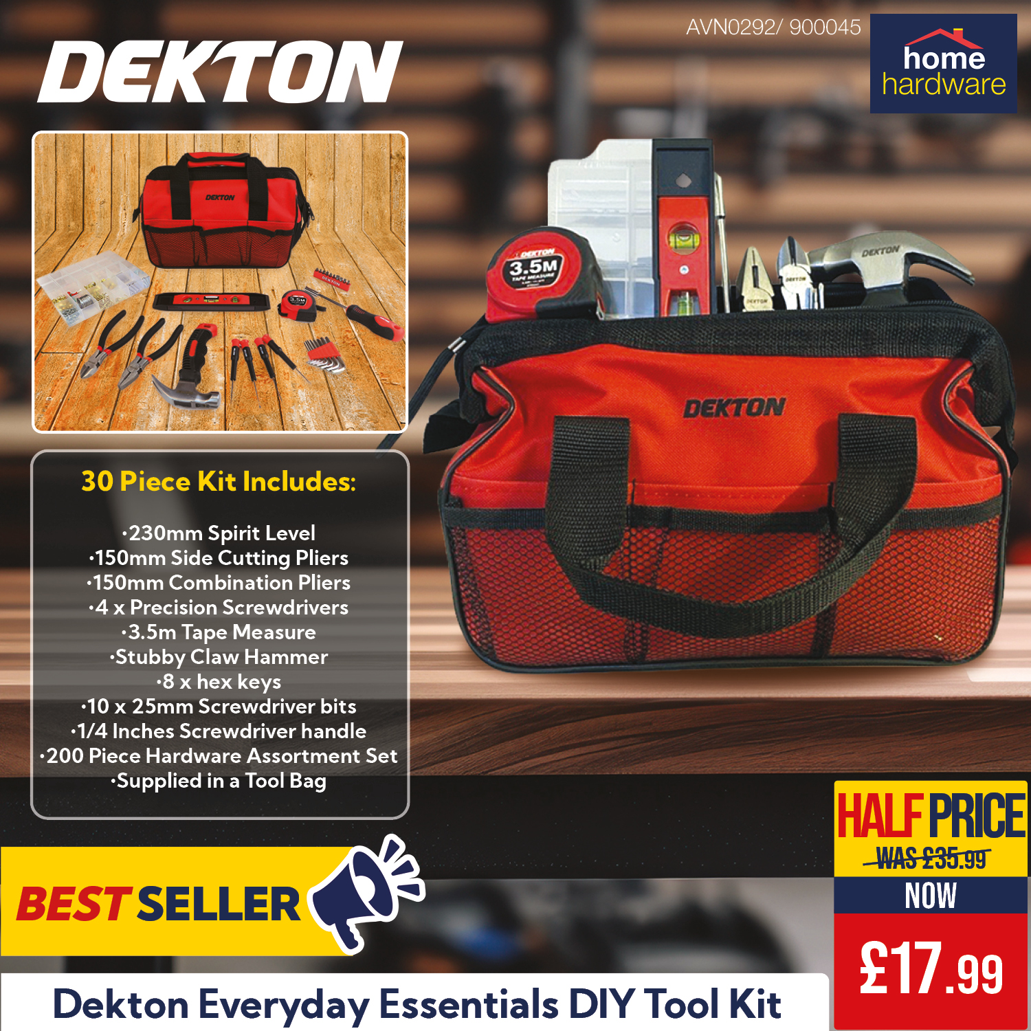 Wright's - No tools? No problem! Dekton DIY Toolbag – 30 must-have ...