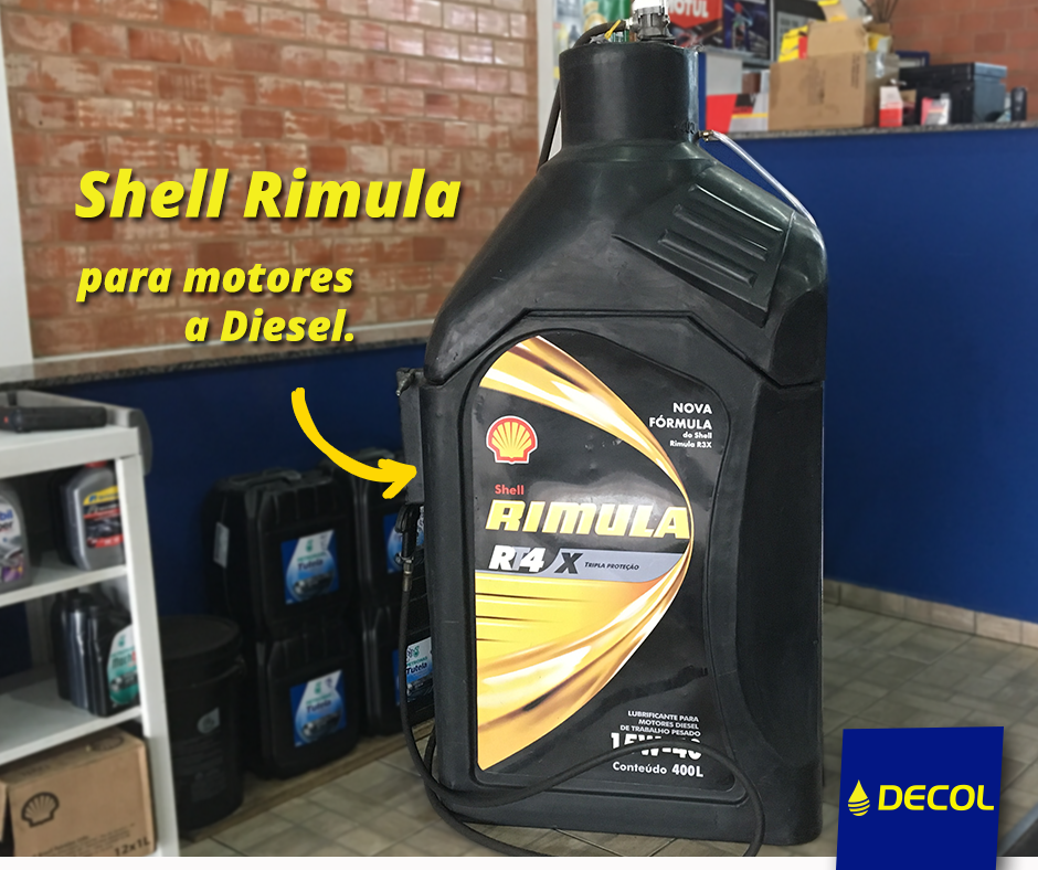 Óleo para motores a DIESEL 🚛 SHELL... - DECOL Lubrificantes