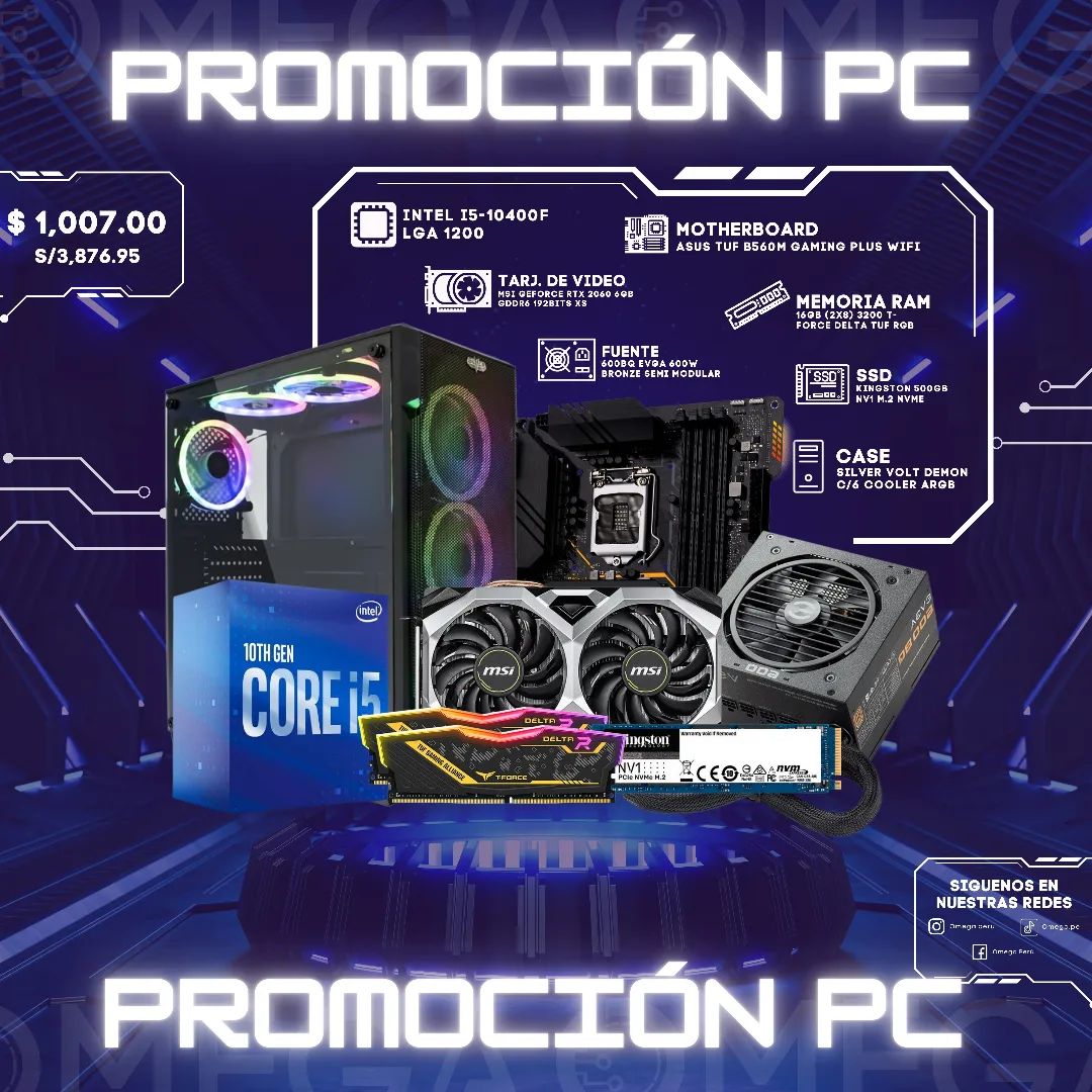 OMEGA PERU - ¡NUEVA PROMO PC COMPLETA! 🖥️👩🏻‍💻...