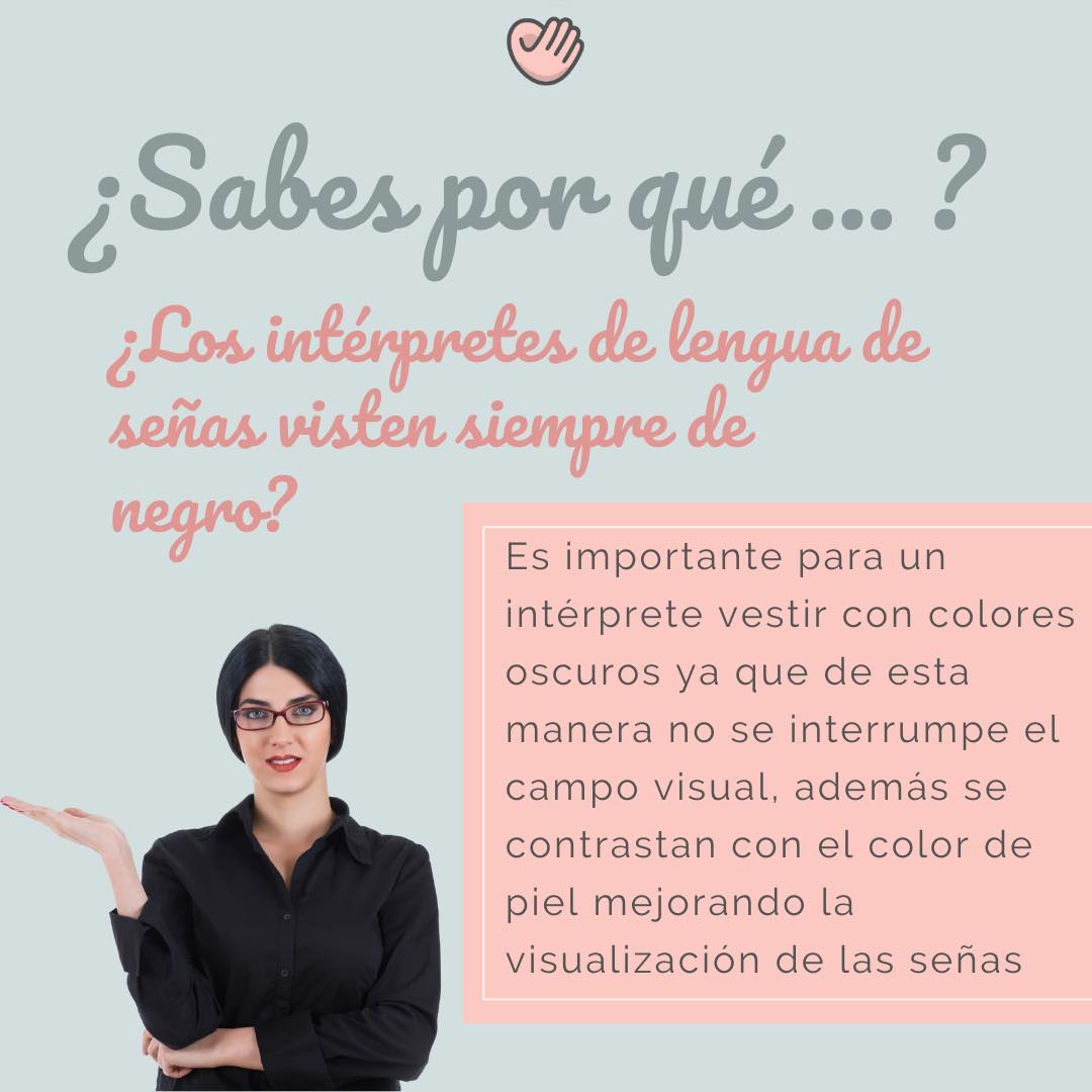 Serendipia - ¿Sabías por qué los intérpretes de lengua de...