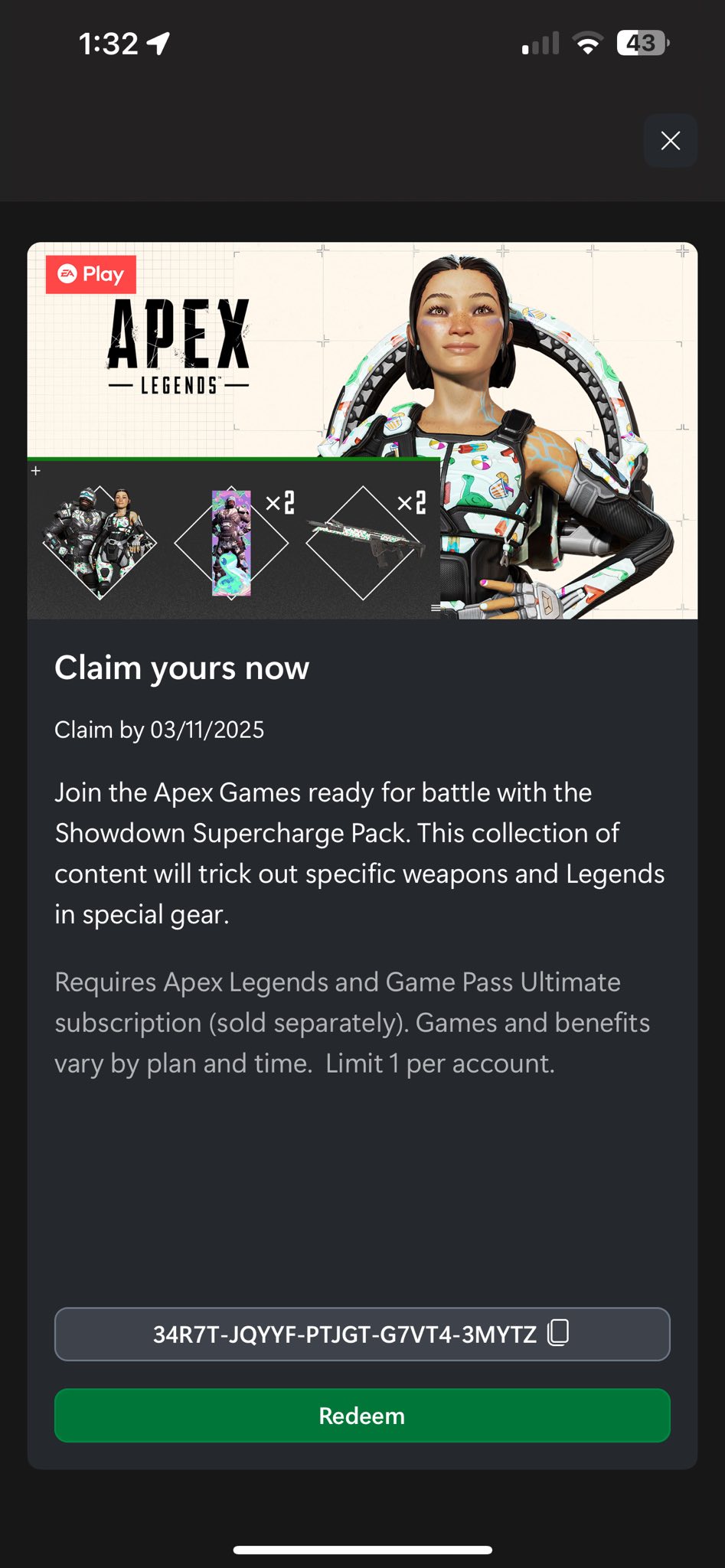 Xbox Gaming Community | Few codes if anyone wants them | Facebook