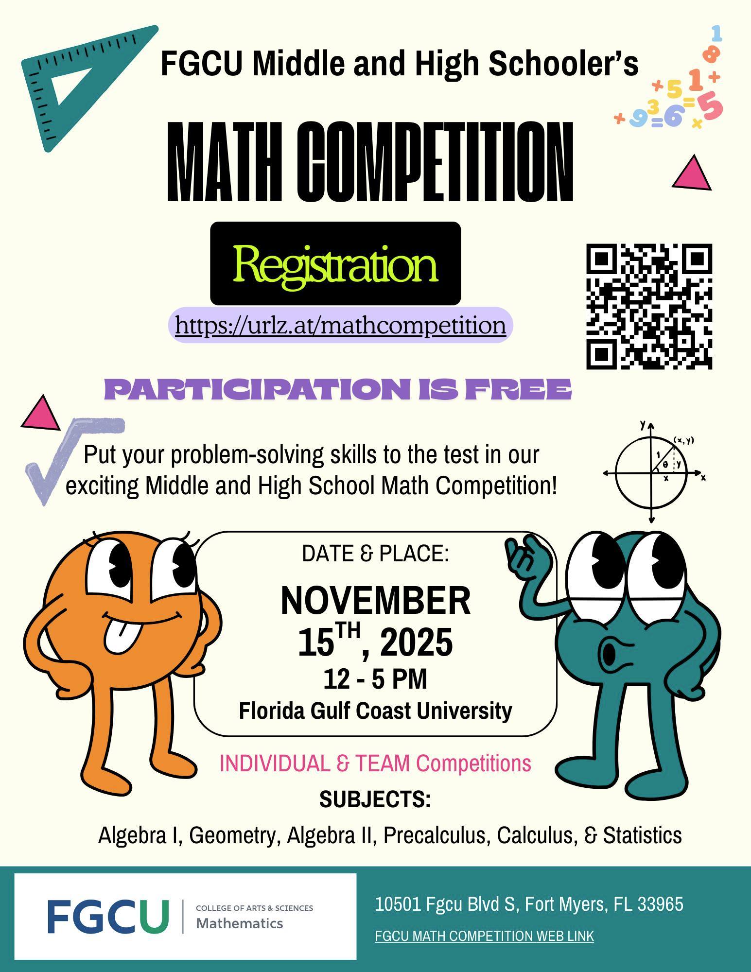 We are excited to... - FGCU College of Arts and Sciences | Facebook