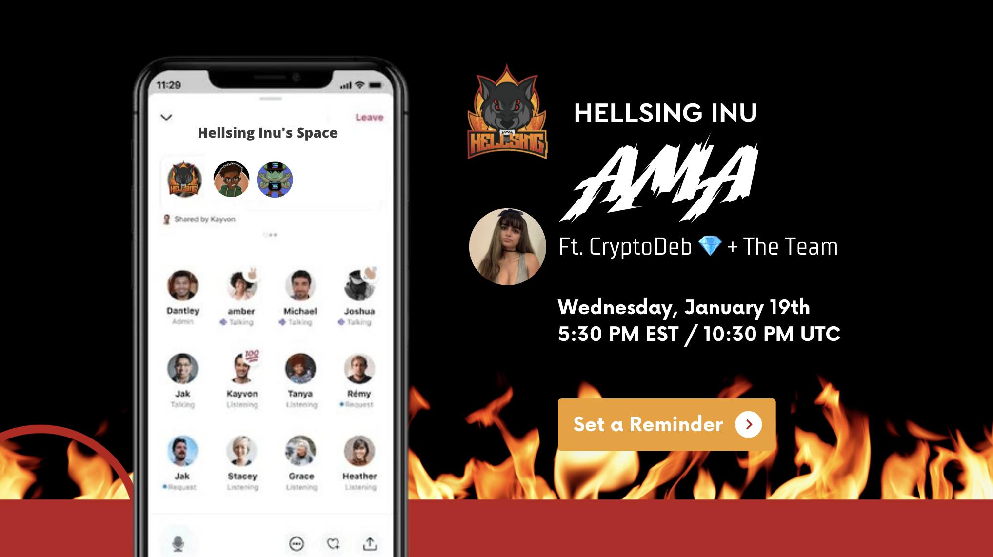 Hellsing - Our @HellsingInu AMA hosted by CryptoDeb is tomorrow! Get ...