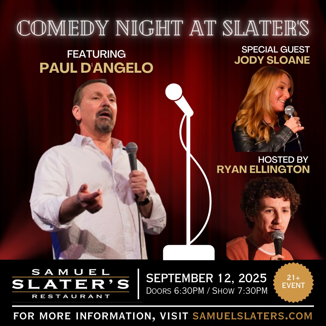Samuel - Join us for our next comedy night on 9/12 with Paul D'Angelo ...