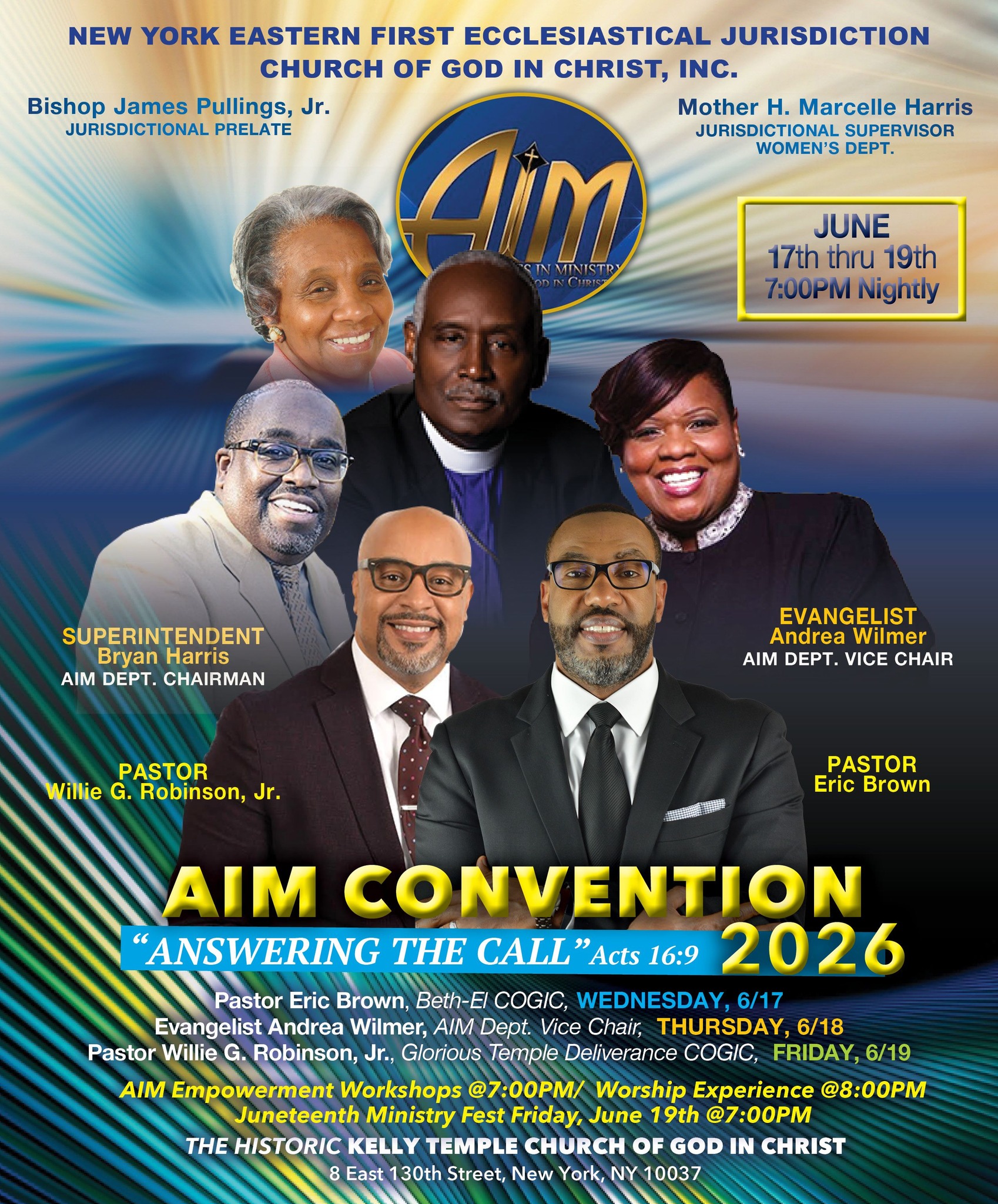Join AIM Convention 2026 at Kelly Temple COGIC