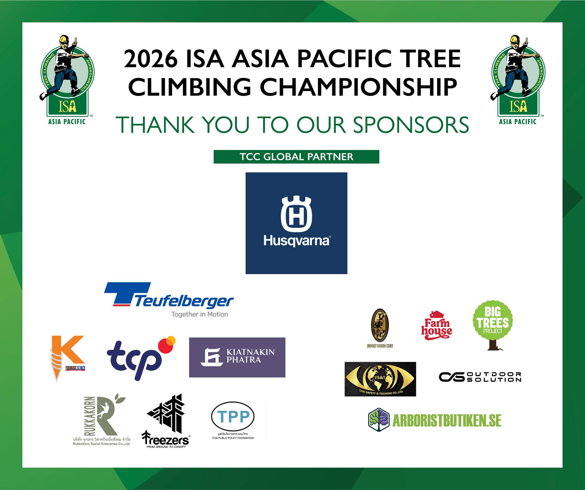#APTCC202... - International Tree Climbing Championship (ITCC) | Facebook