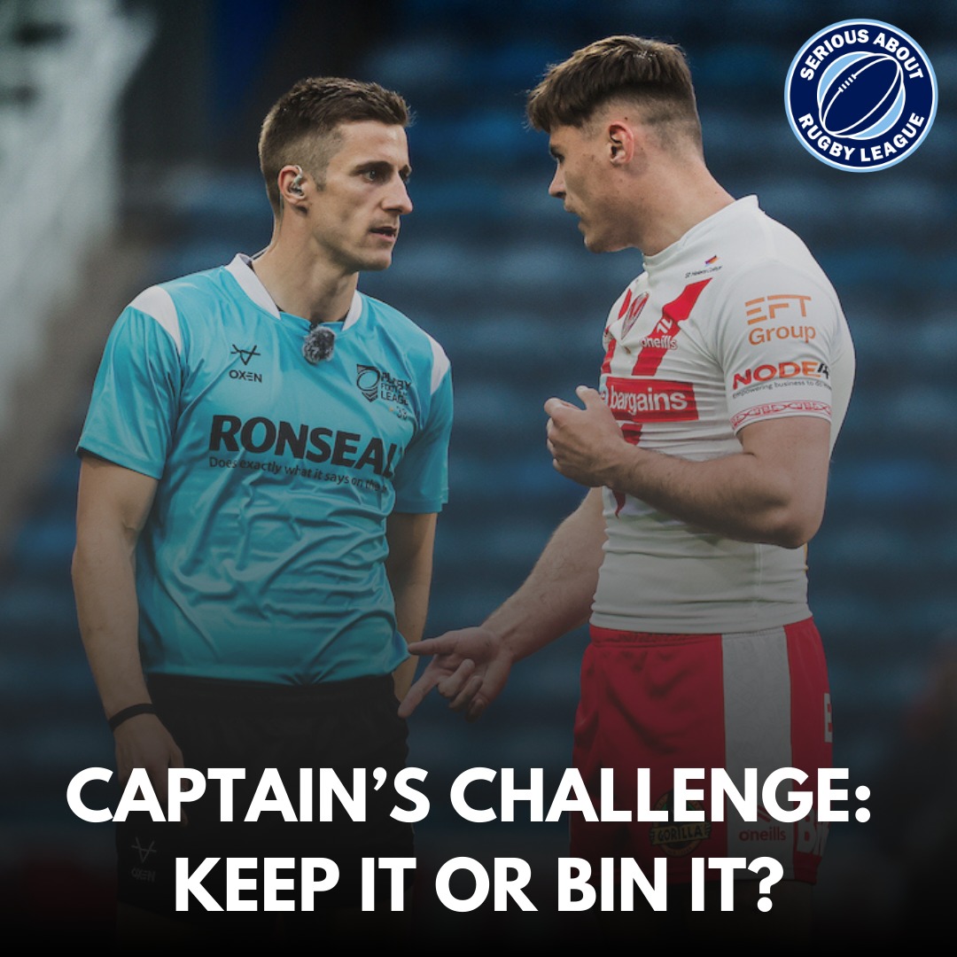The captain's challenge rule... - Serious About Rugby League | Facebook