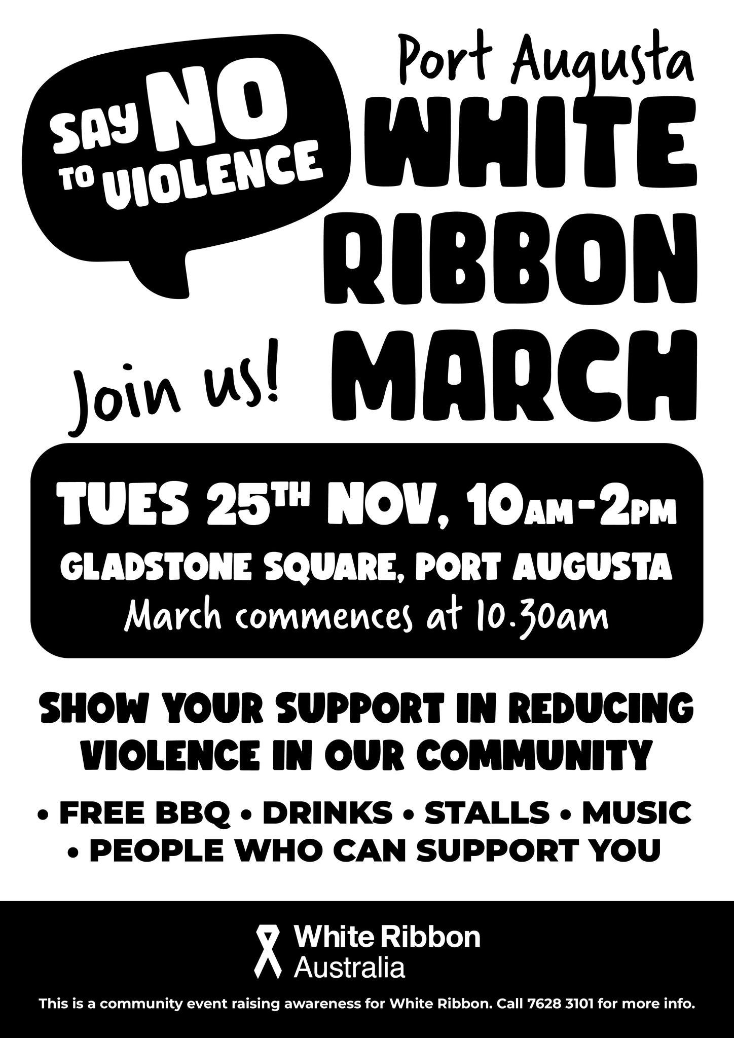 Uniting - Don't forget - Join Us on Tuesday for the ‘Say No to Violence ...