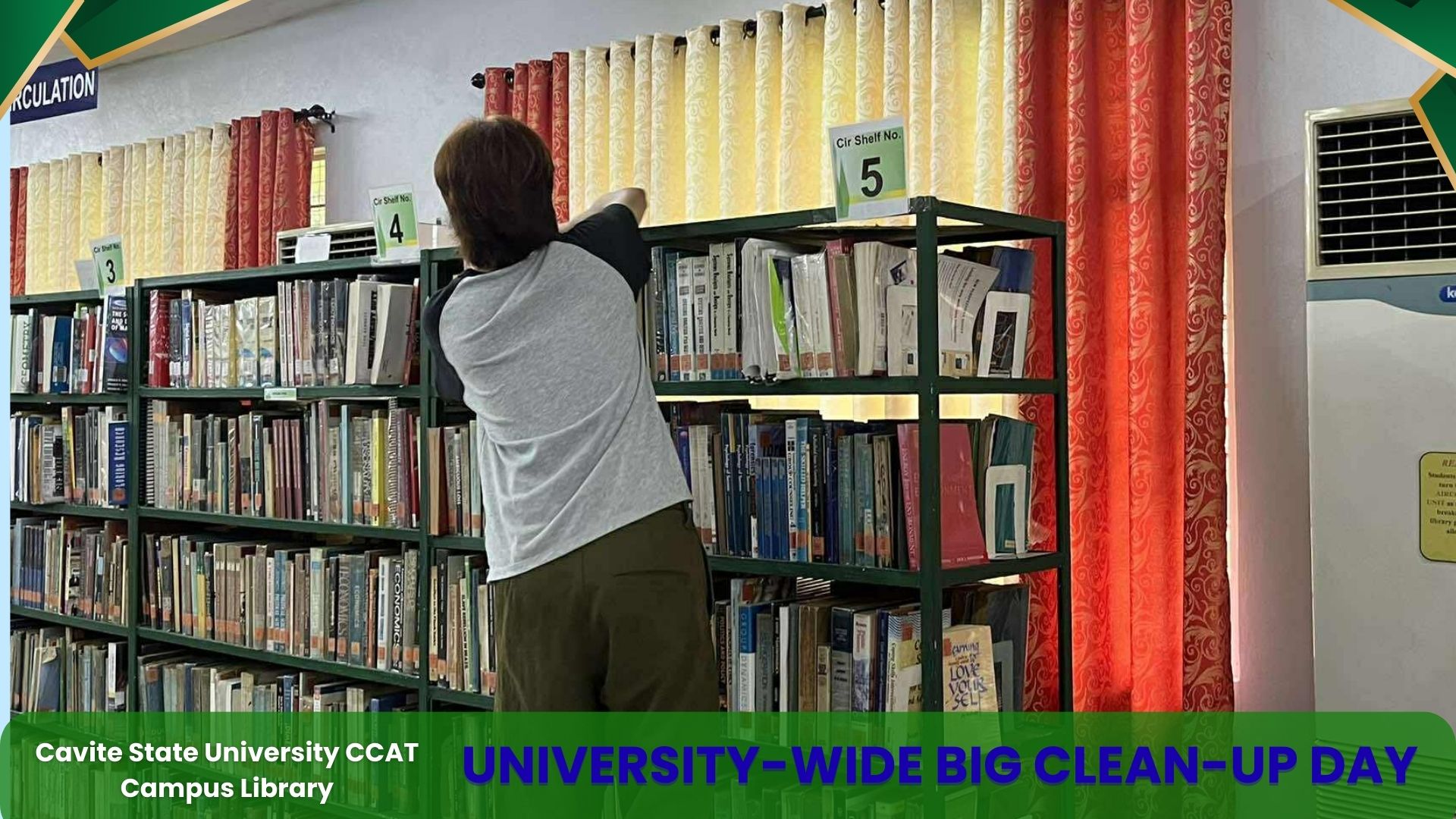 🧹🌍... - Cavite State University - CCAT Campus Library | Facebook