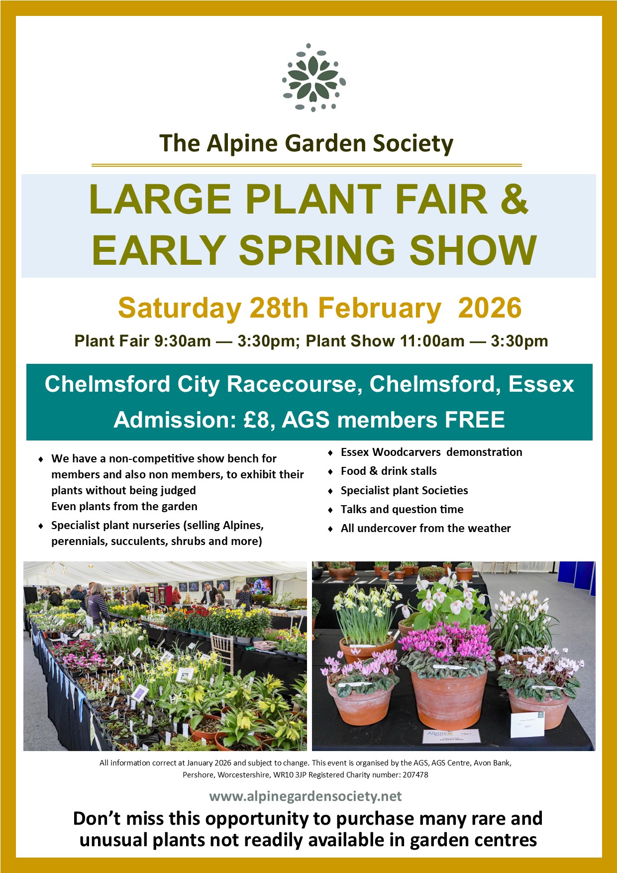 AGS Early Spring Show and Plant Fair