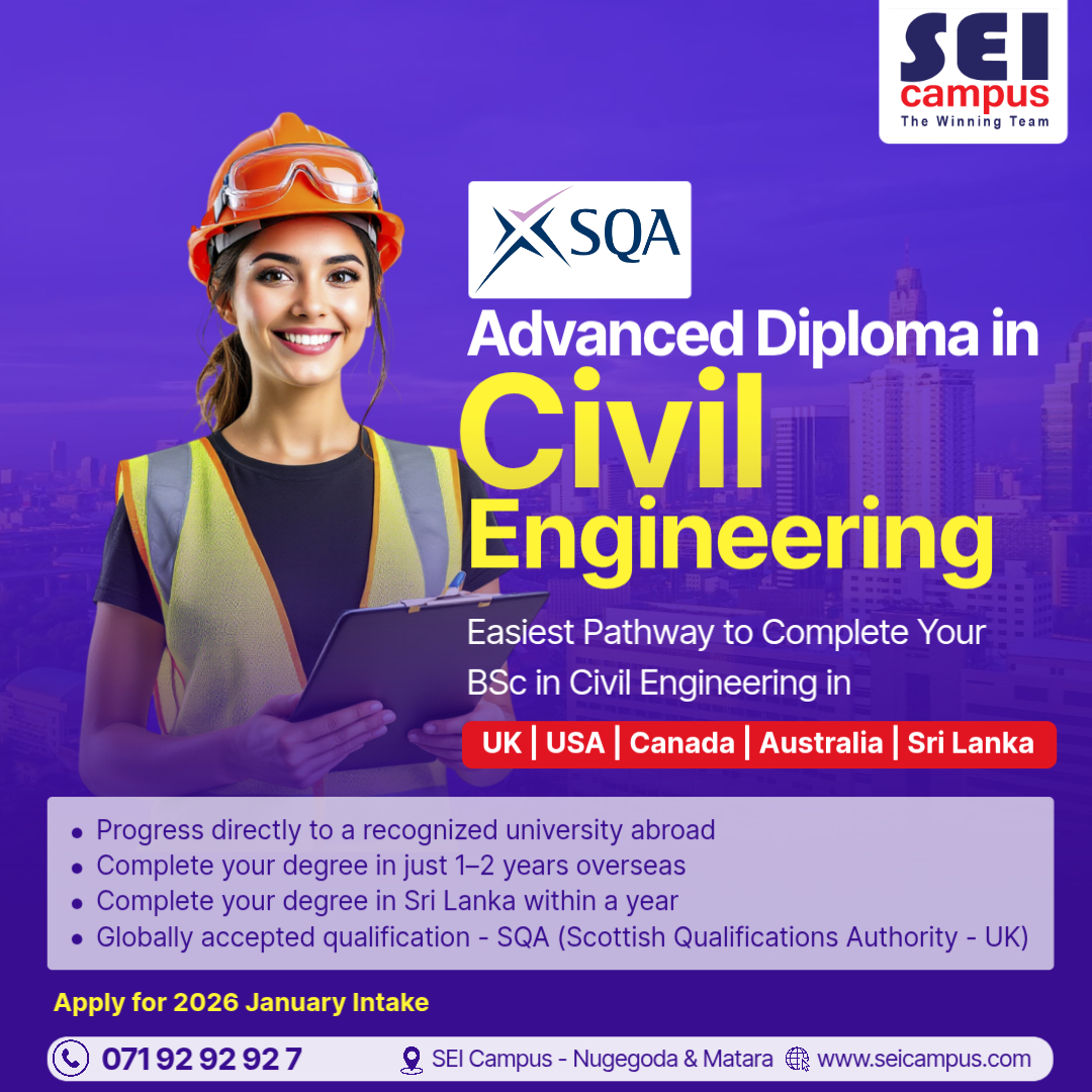 SEI - Easiest Pathway to Complete Your BSc in Civil Engineering Start ...