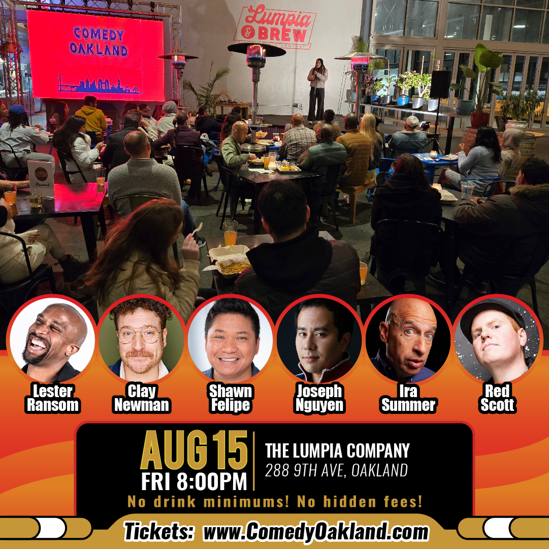 Comedy Oakland - 🎤 Friday, August 15 • 8:00 PM – Comedy... | Facebook