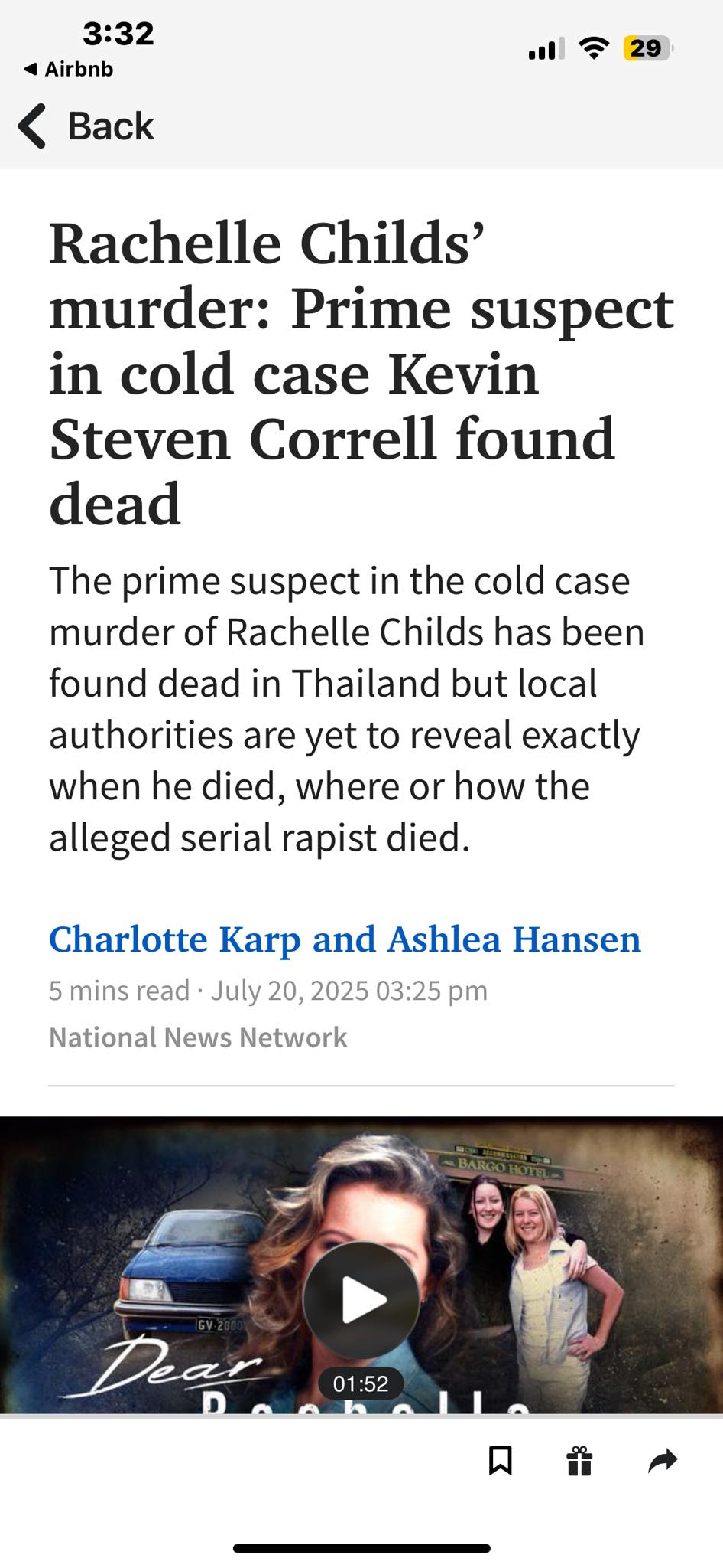 Fat - So angry to see the news that he was found dead. Rachelle will ...