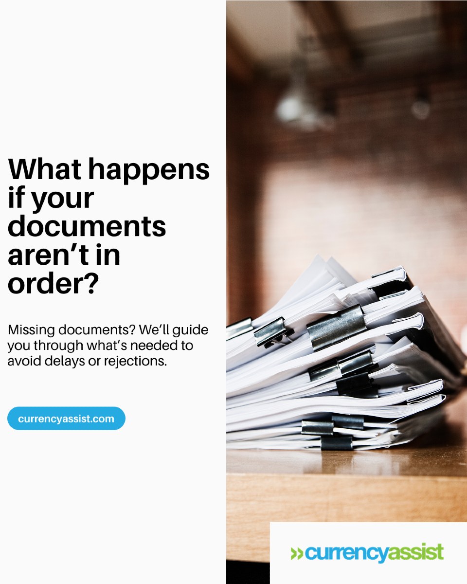 Currency - Missing or incorrect documentation is one of the most common ...