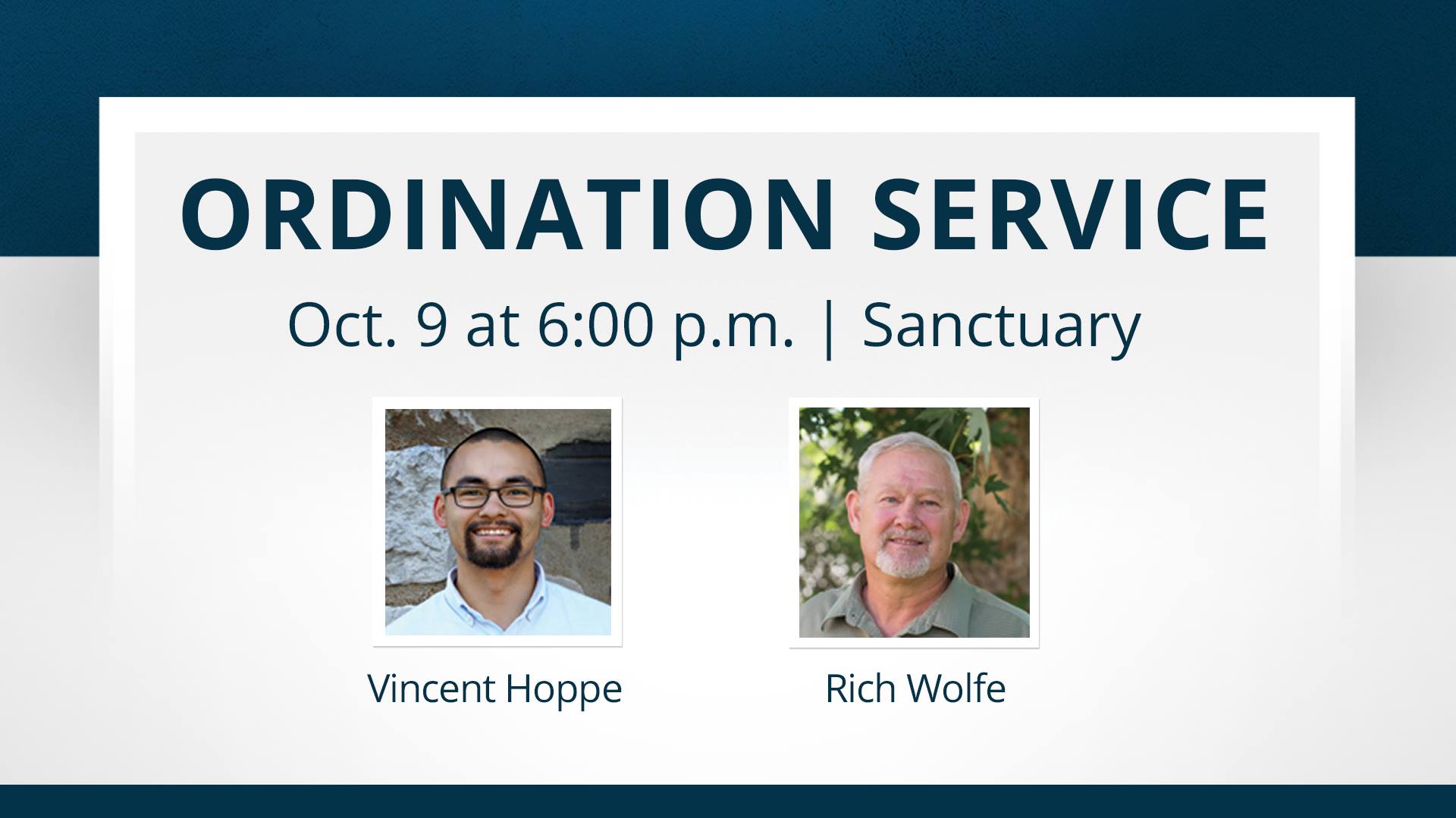 Village Seven Presbyterian Church - Ordination Service: Vincent Hoppe ...