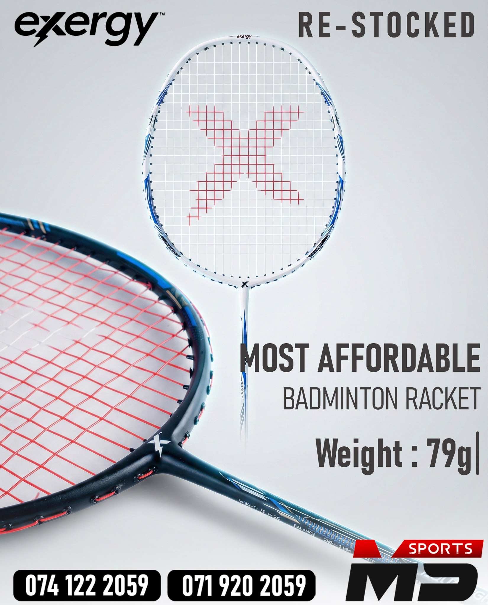 MS - 🔥 EXERGY BADMINTON RACKET – RE-STOCKED 🔥 💥 One of the most ...