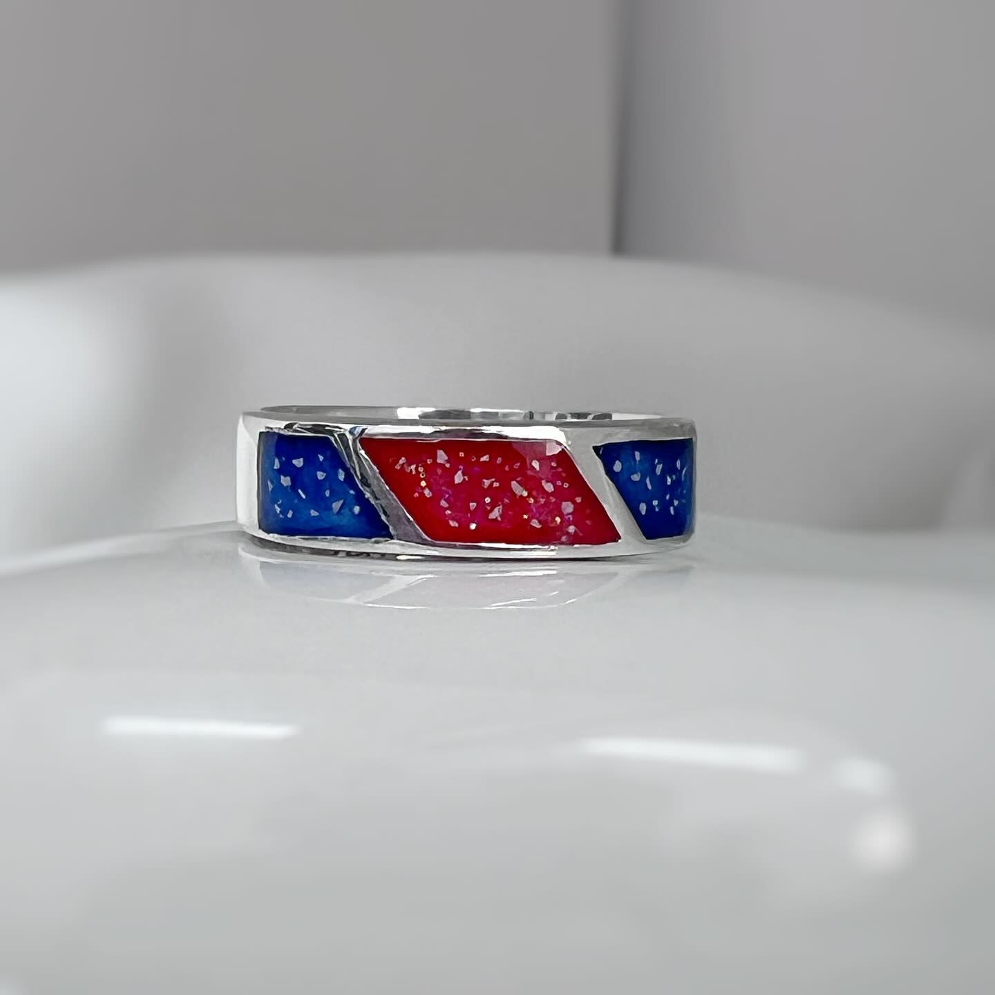 Nicky - Custom made triple channel ring. Each section can be made in a ...
