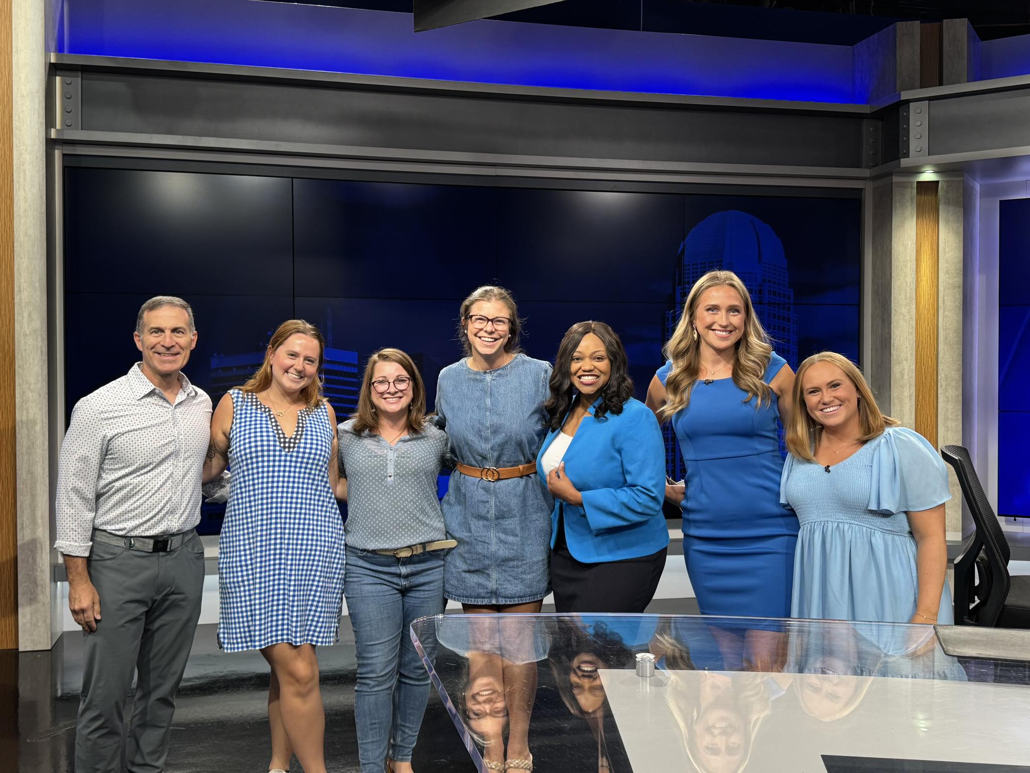 Meteorologist - It’s a ~blue~ Thursday at FOX8. Several of us showed up ...