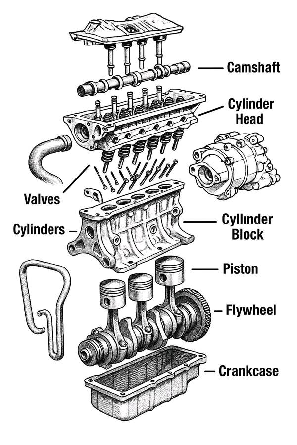 Amos - 📌 The Complete Guide to Engine Components and Their Functions ...