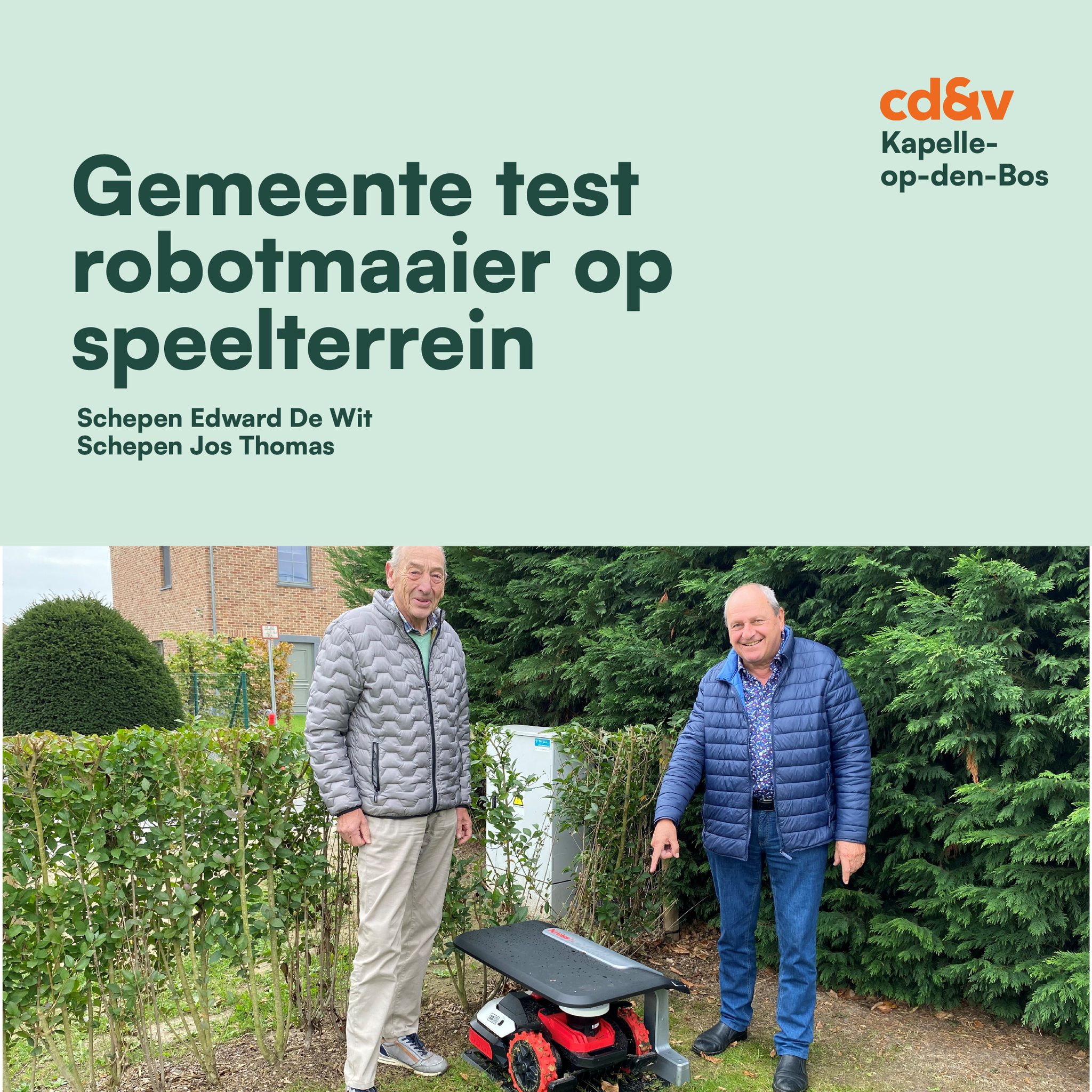 CD&V - 🌿 Innovatie in groenonderhoud! 🌿 Sinds het gebruik van ...
