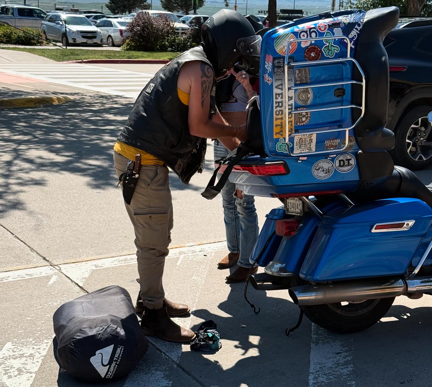 anyone use a camping backpack to travel on a motorcycle SEIVI Touring Tactical  ONE SHEAR How not to go moto