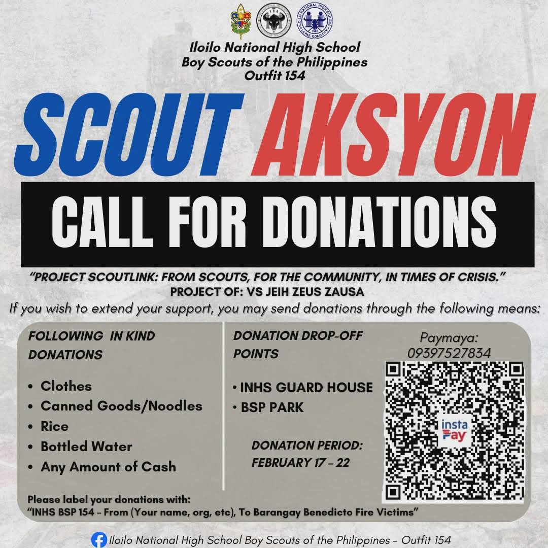 ⚜️ SCOUT AKSYON: Tabang para sa Barangay Benedicto Earlier today, a ...