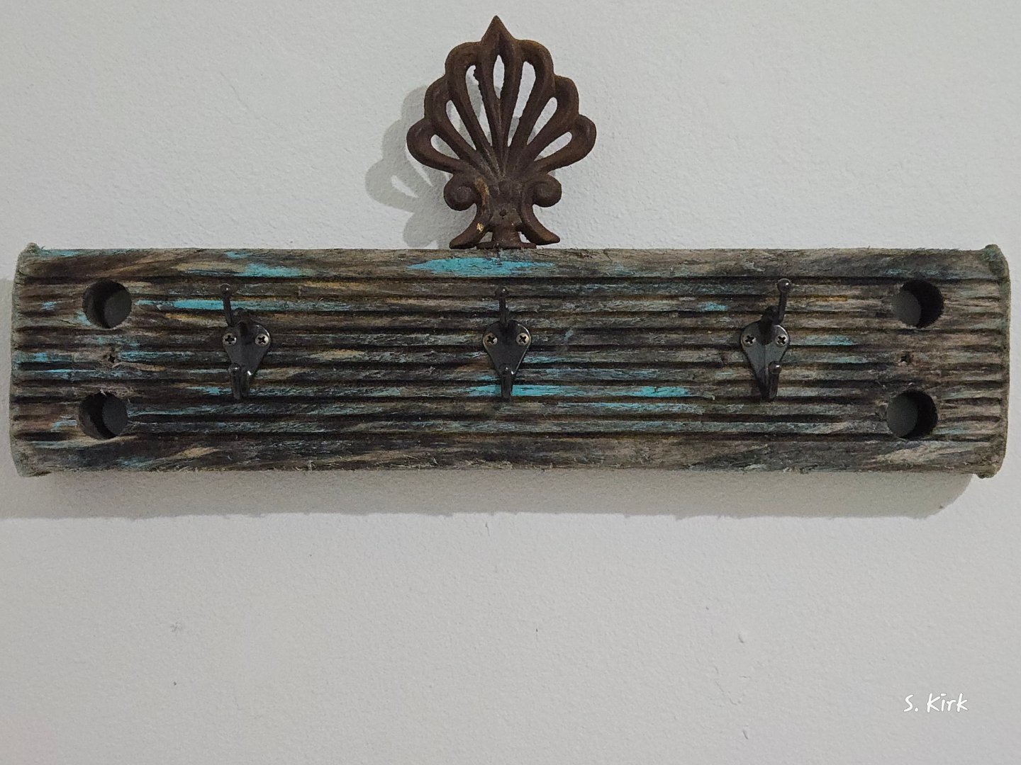 Seahag101 - Made this coat rack for my STR. The board is a ship ladder ...