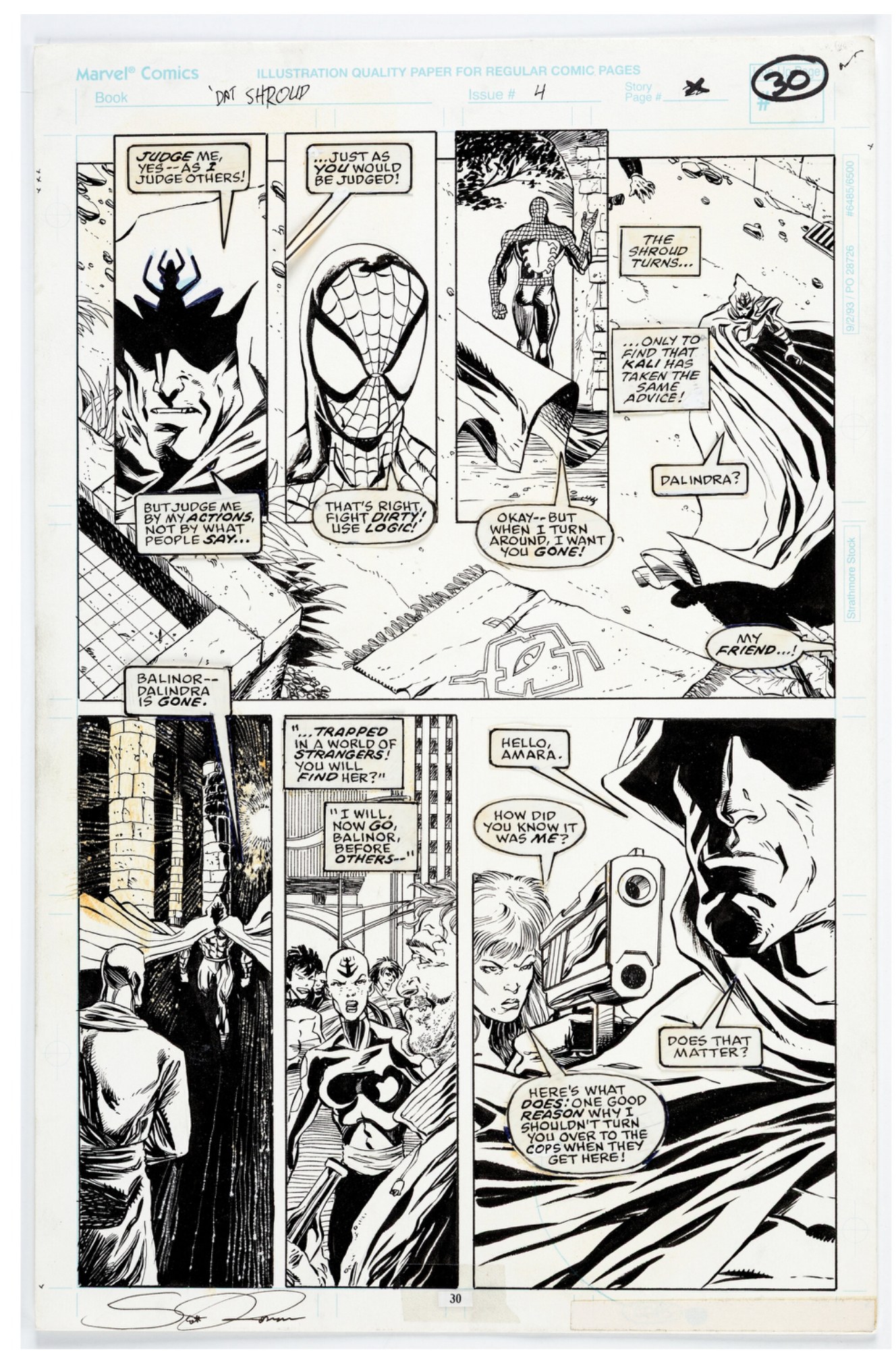 This Original Art page is up for Auction on the 11th at HERITAGE