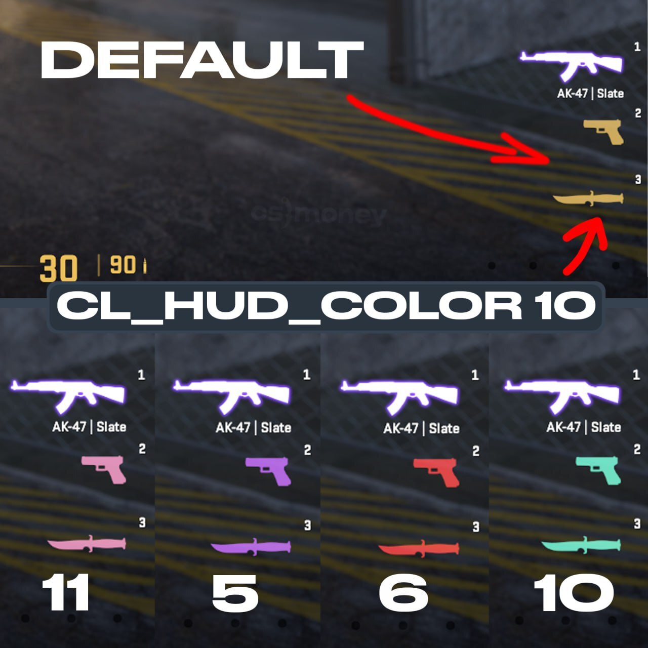 🥰 Tired of the default HUD... - Cs.money CS:GO Trading Bot | Facebook
