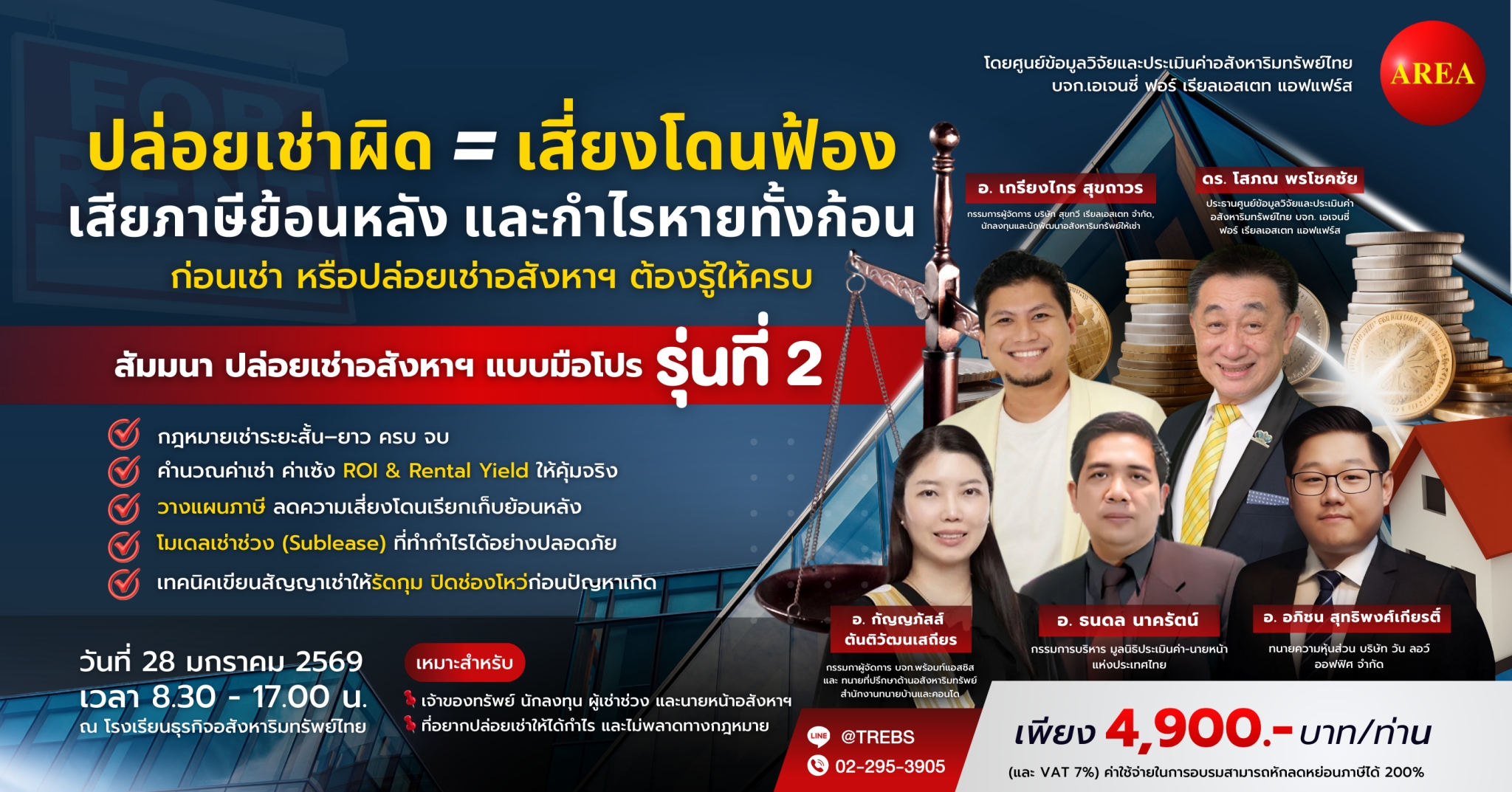 Thai - ปล่อยเช่าผิด = เสี่ยงโดนฟ้อง 💡🛡️ เสียภาษีย้อนหลัง และกำไรหายทั้ง ...