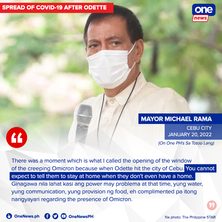 ONE News - Cebu City Mayor Mike Rama tells One PH's...