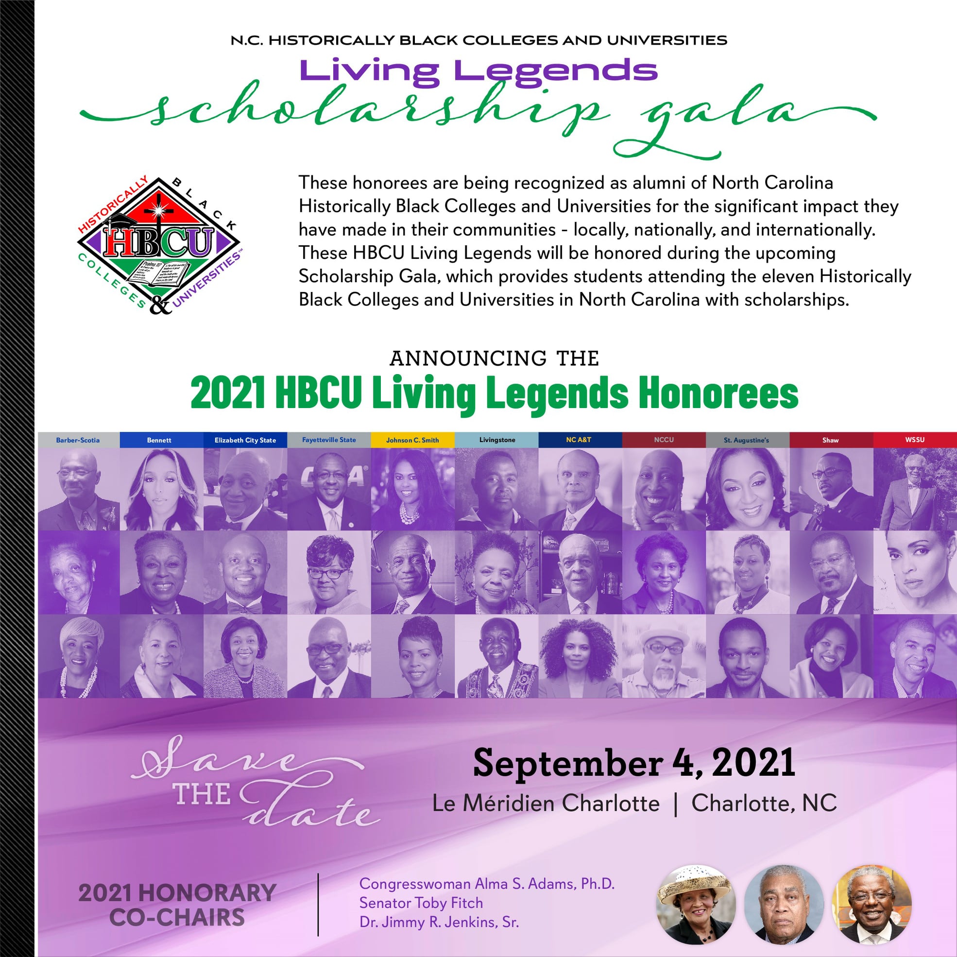 HBCU Living Legends - Introducing the 2021 Honorees for the North ...
