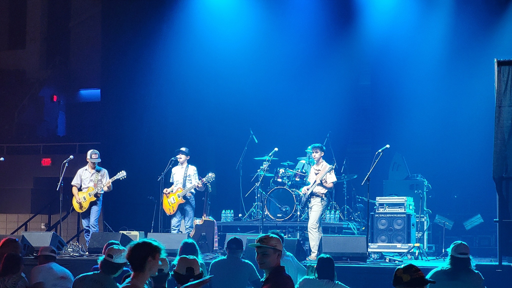 Wade - The Johnson Brothers Band on stage at Marshland Festival right ...