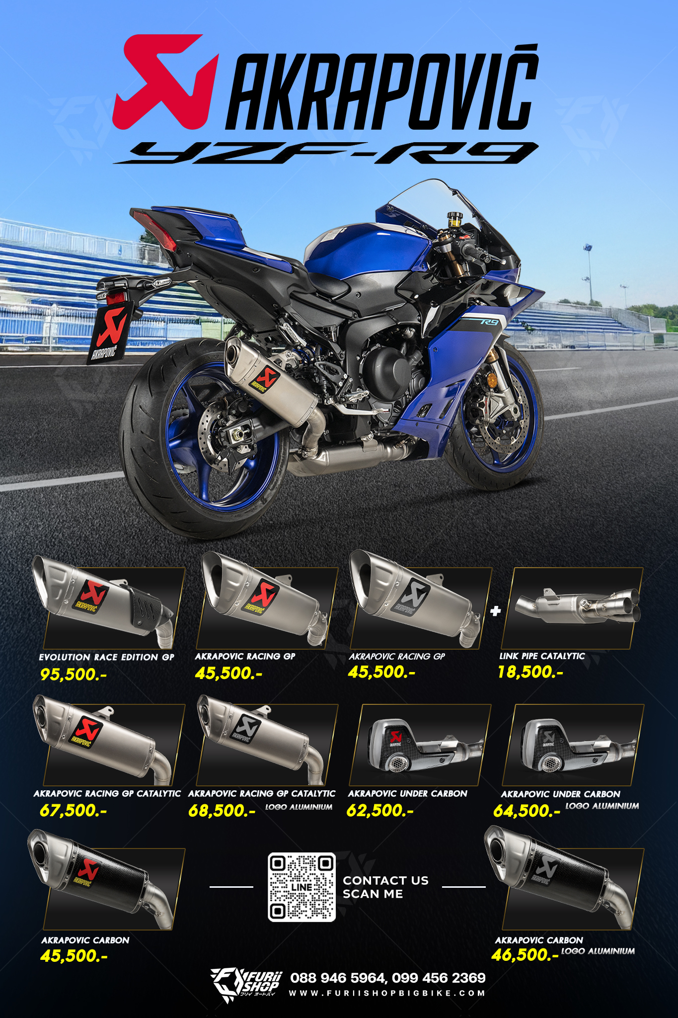 🇸🇮 NOW AVAILABLE ท่อ Akrapovic 🇸🇮 