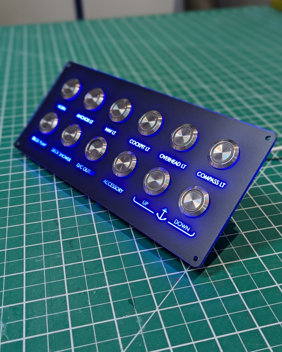 Blue - Upgrade your vessel with our high-quality, custom dash panels ...