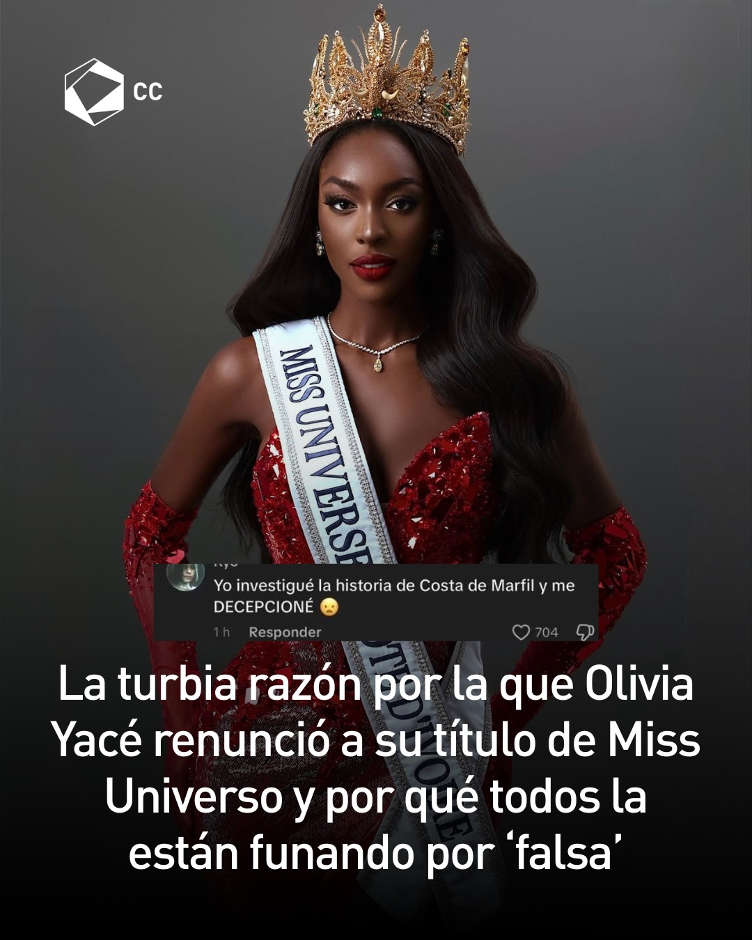 🔴 Olivia Yacé renunció a su título... - Cultura Colectiva | Facebook