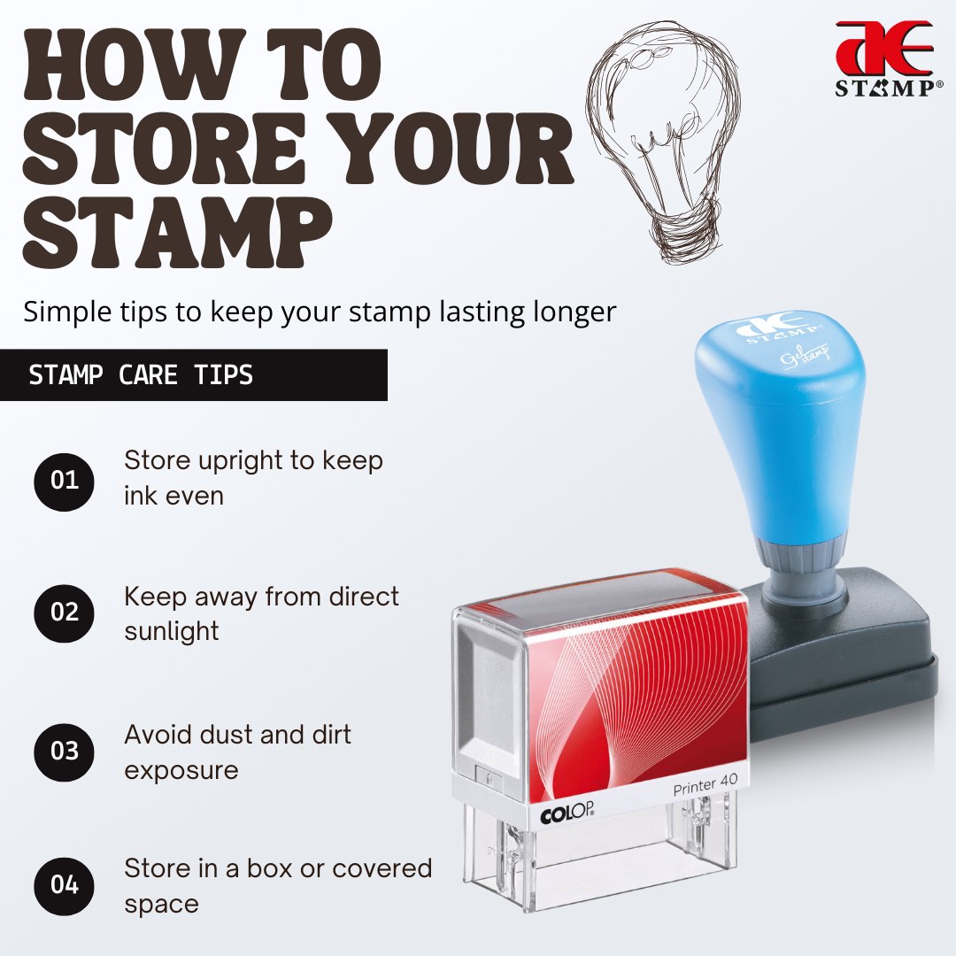 A E Stamp - Tips 101: How to Store Your Stamp Properly🌟... | Facebook
