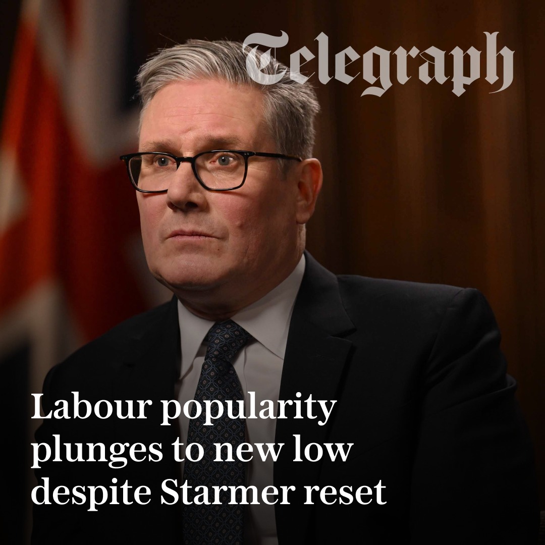 The Telegraph - 🗣️The Labour Government’s popularity has plunged to a ...