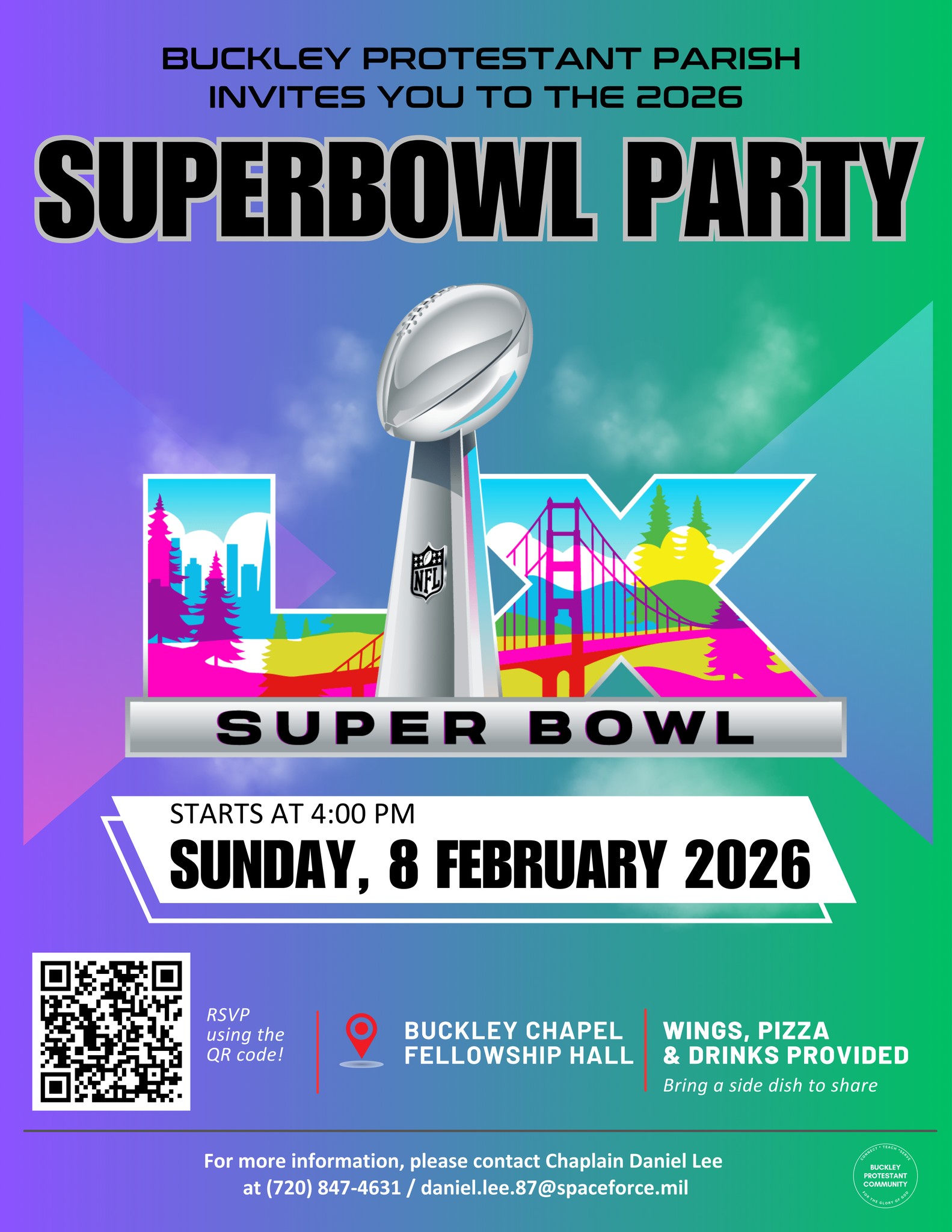 !🏈🎉 You Are Invited to the 2026 Super... - Buckley SFB Chapel | Facebook