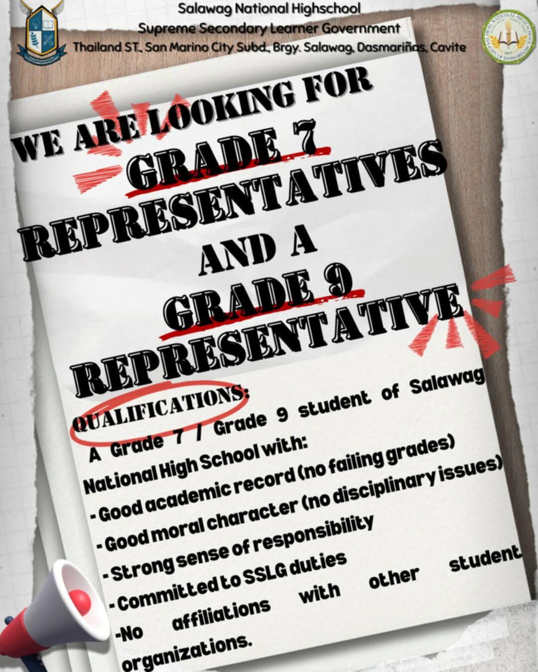 📣 CALLING ALL FUTURE LEADERS! Our Supreme Secondary Learner Government ...