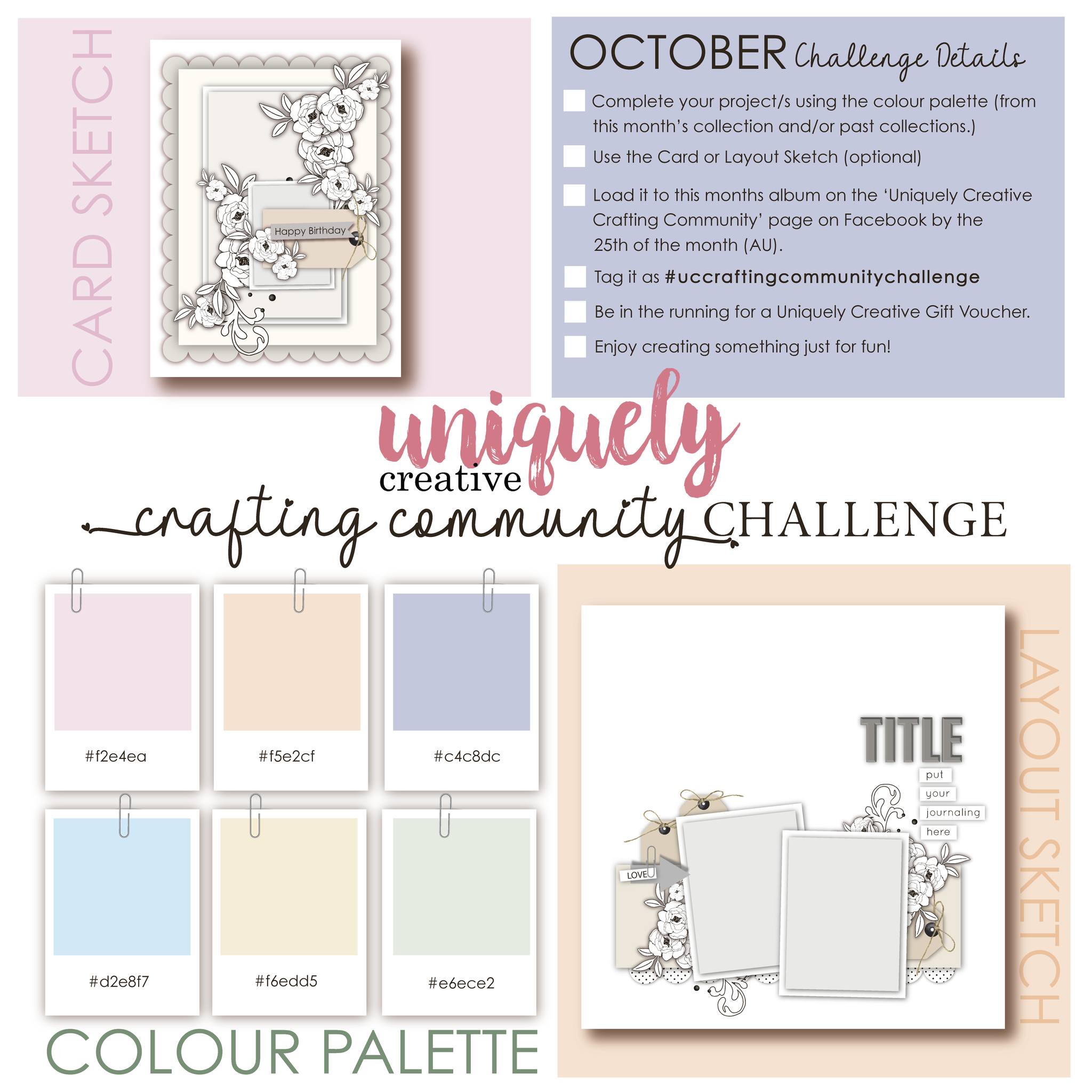 Uniquely - Our October UC Papercrafting Challenge is now underway! Here ...