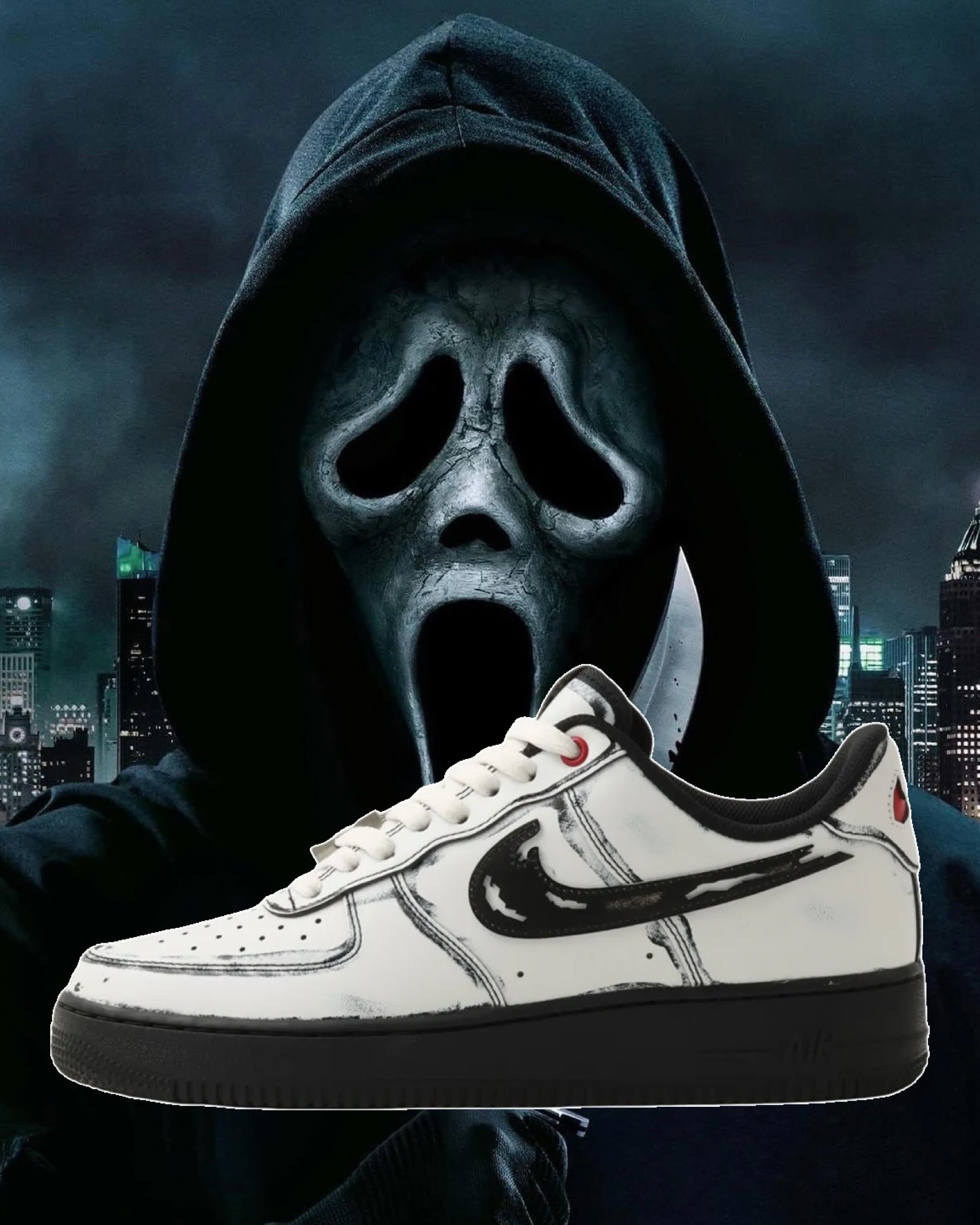 BETTER LOOK: Nike Air Force 1 Low “Ghostface” 👻🔪 🗓️ FALL 2026