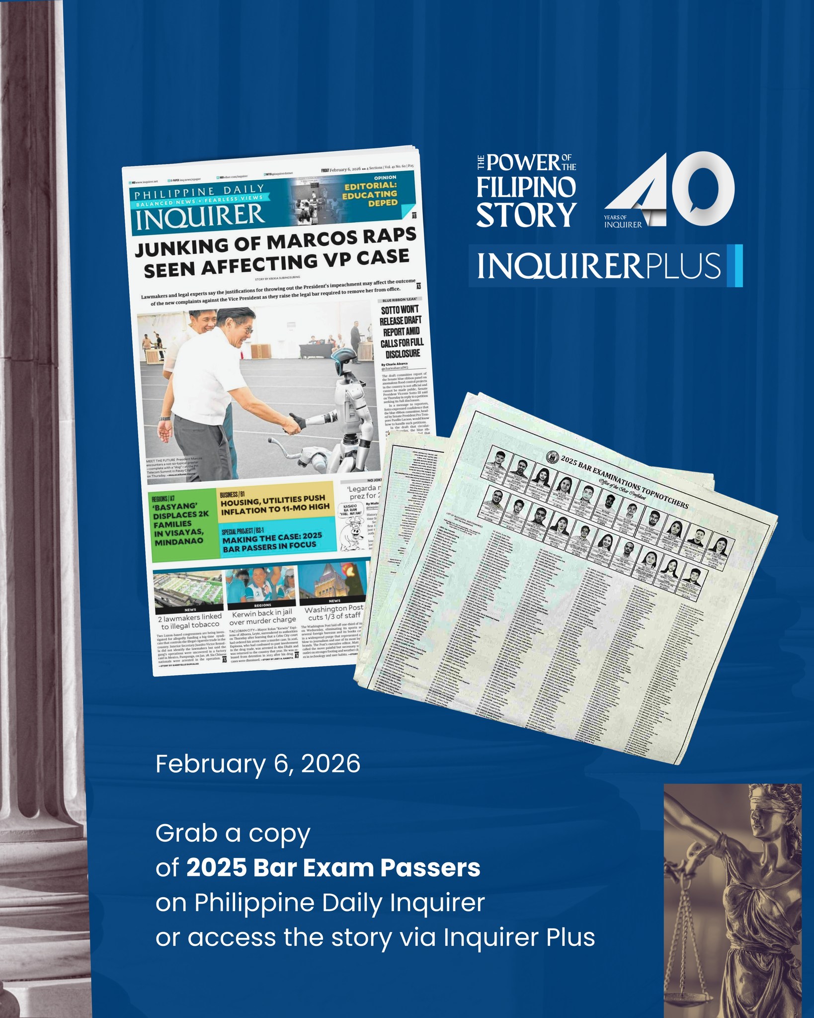 Philippine - Grab a copy of the Philippine Daily Inquirer’s February 6 ...