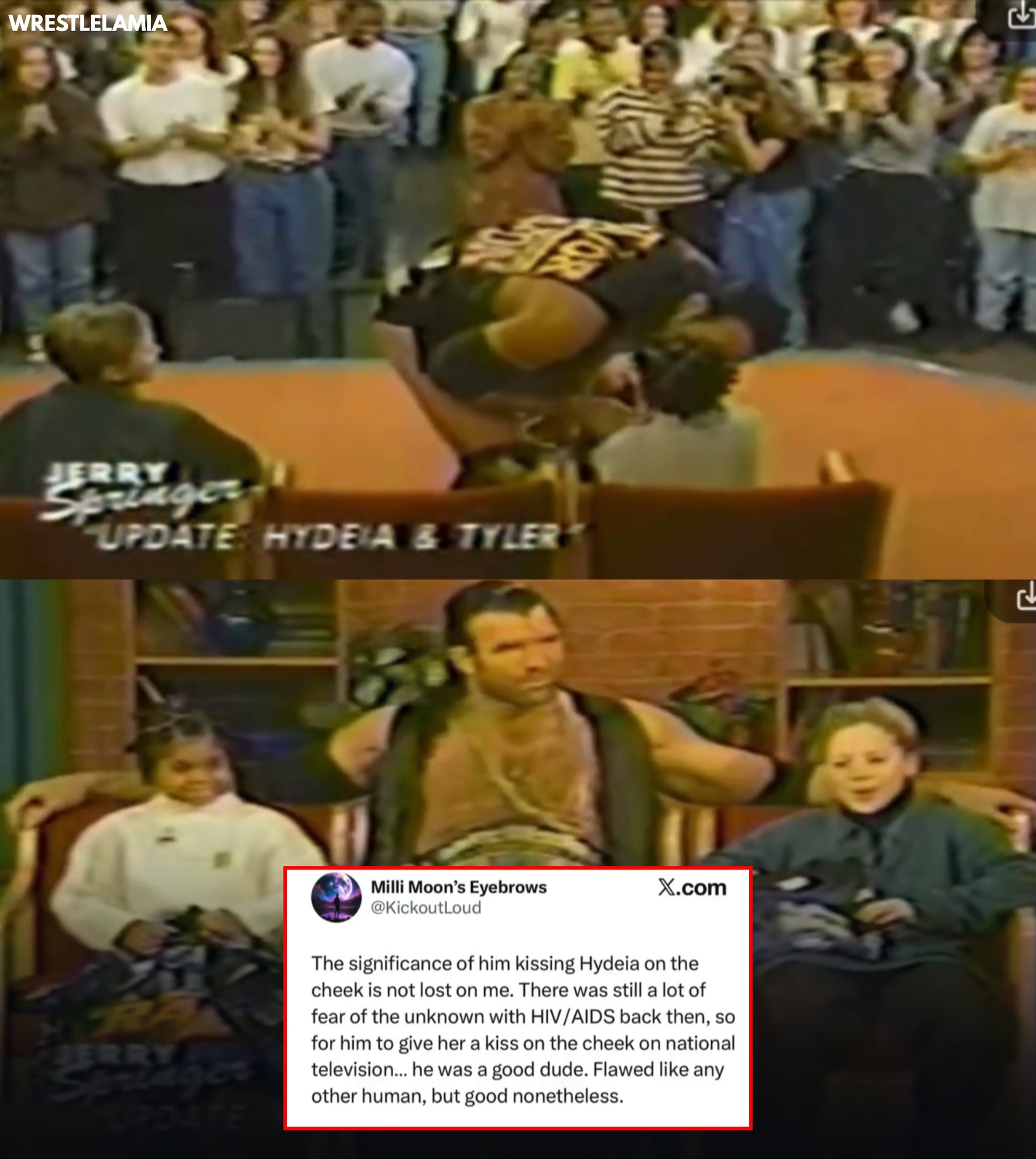 Wrestlelamia.com - 30 years ago, Razor Ramon would meet two children ...