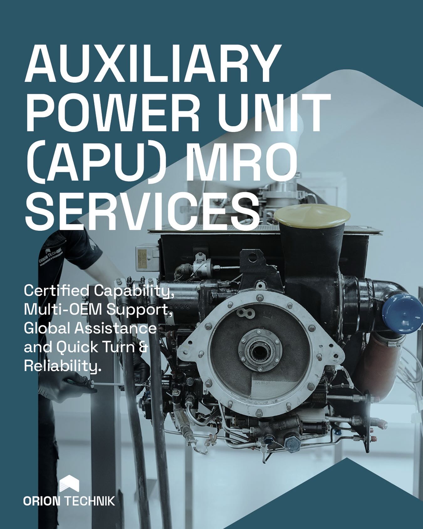 Orion - Orion Technik’s Auxiliary Power Unit (MRO) services ensure your ...