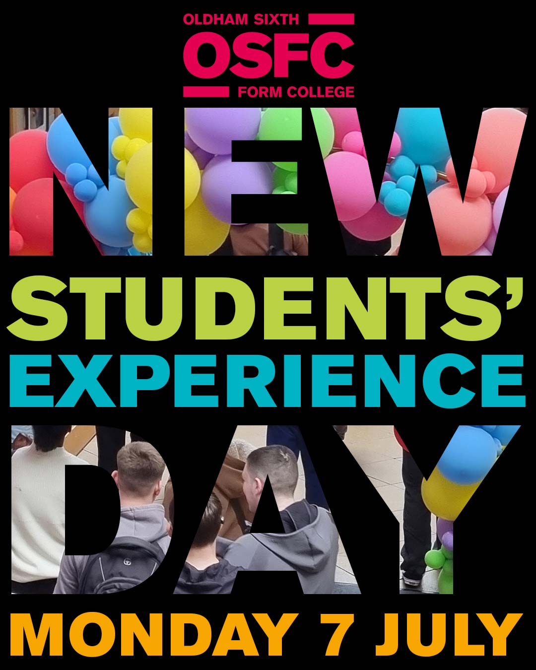 Oldham - New Students' Experience Day registration is now open! An ...