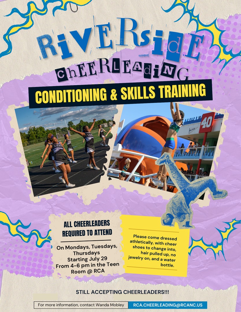 Riverside - Join us for Riverside Cheerleading Conditioning and Skills ...
