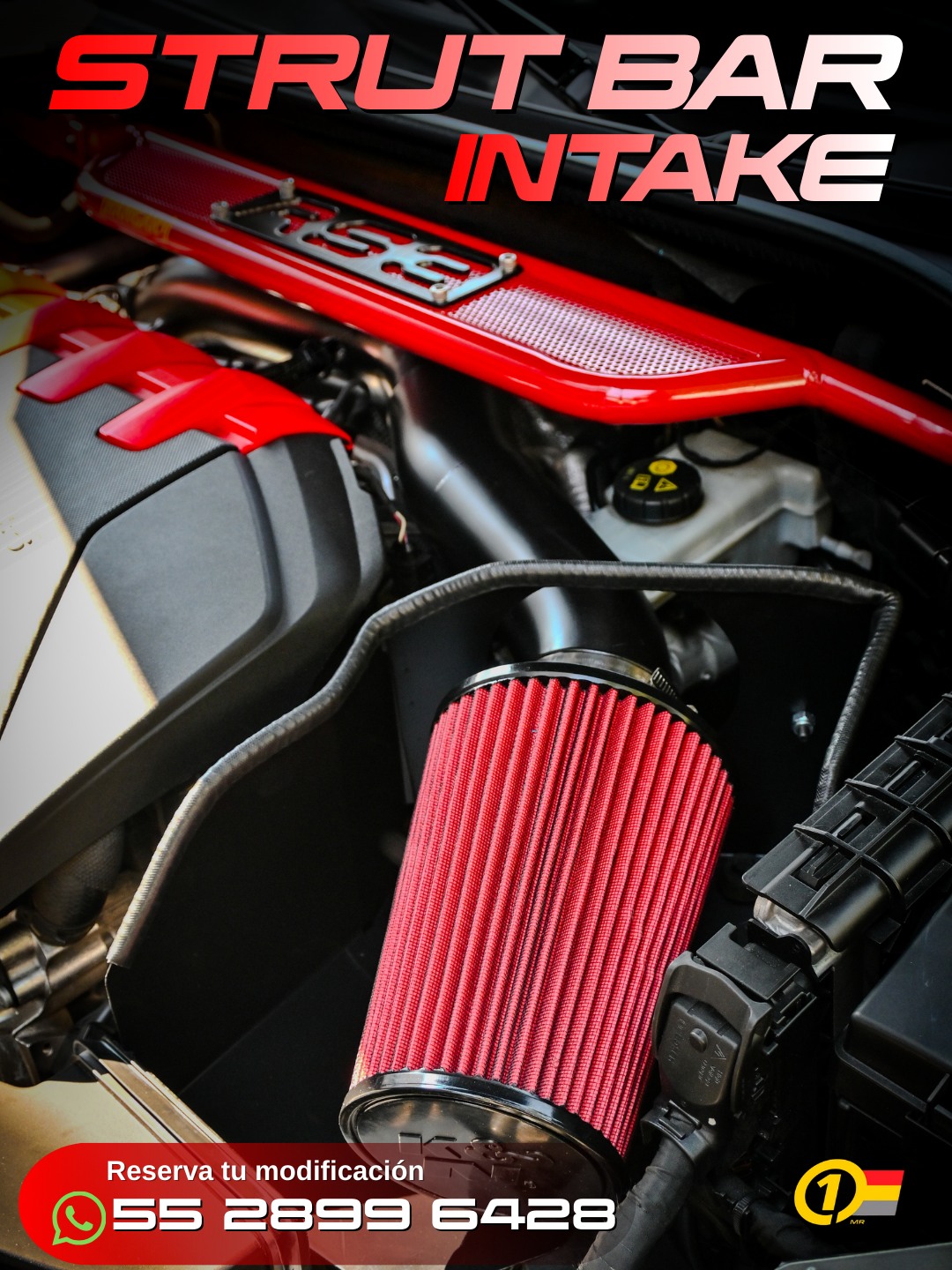 Hangar-1 - Strut bar + intake custom 🏎️💨 Instalamos strut bar fabricada ...